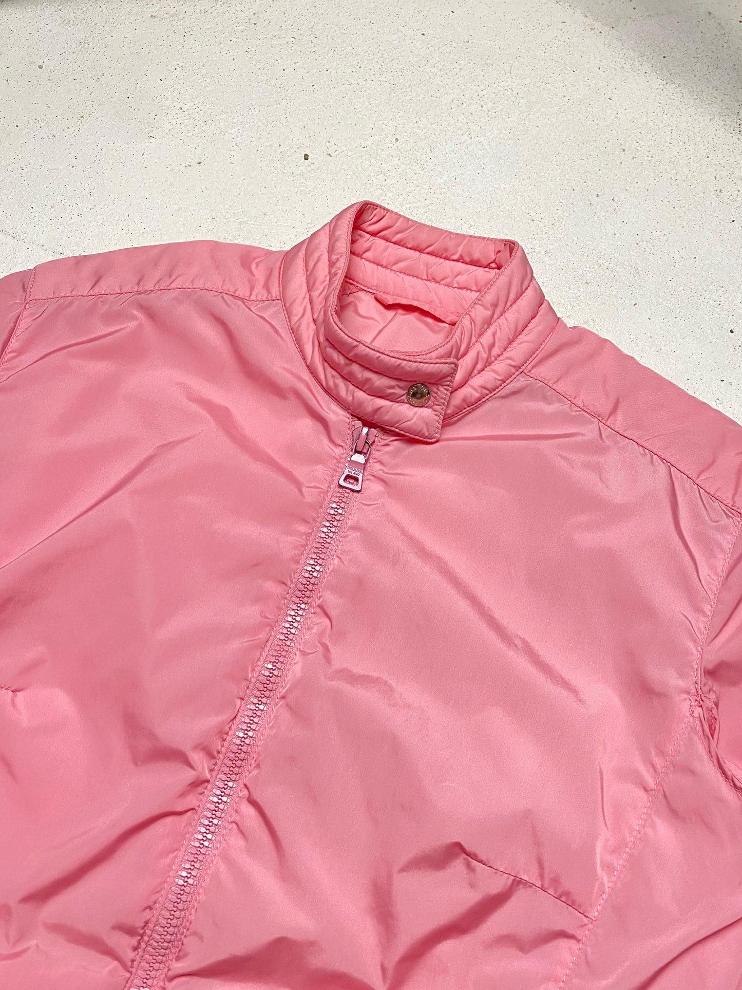 SS 00 Prada Sport Nylon Moto Jacket