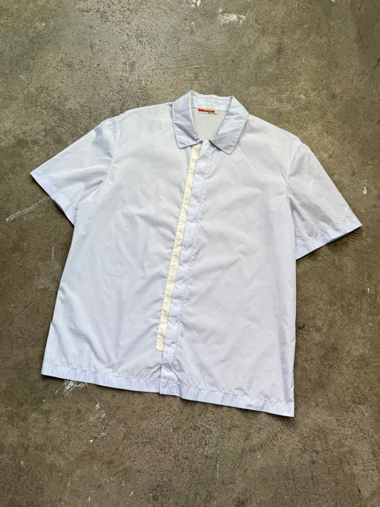 SS 99 Prada Sport Transparent Nylon Zip Shirt