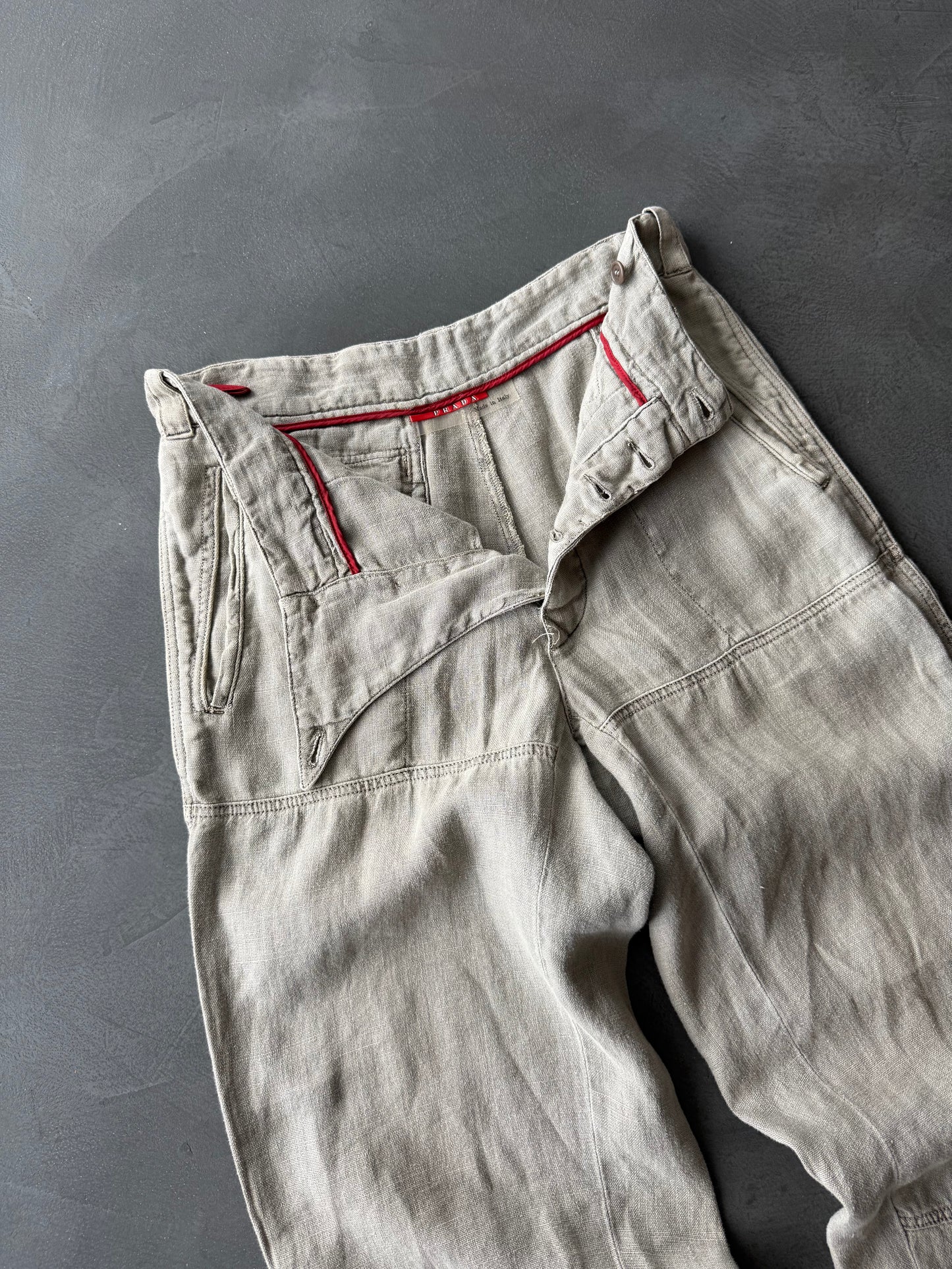 Prada Sport Linen Trousers