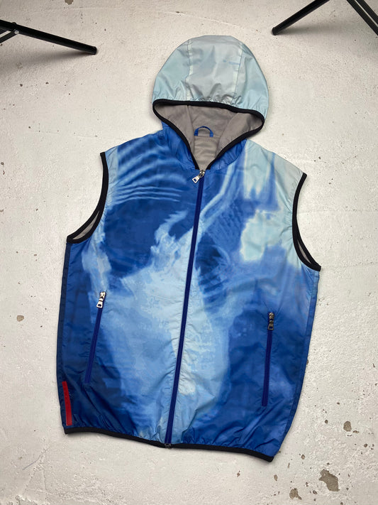 SS 00 Prada Sport Hooded Vest