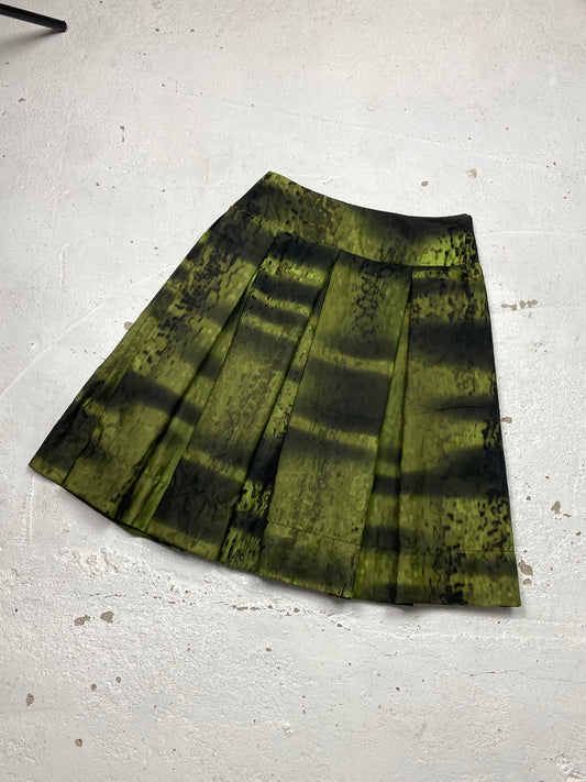 FW 04 Prada Box Pleated Skirt