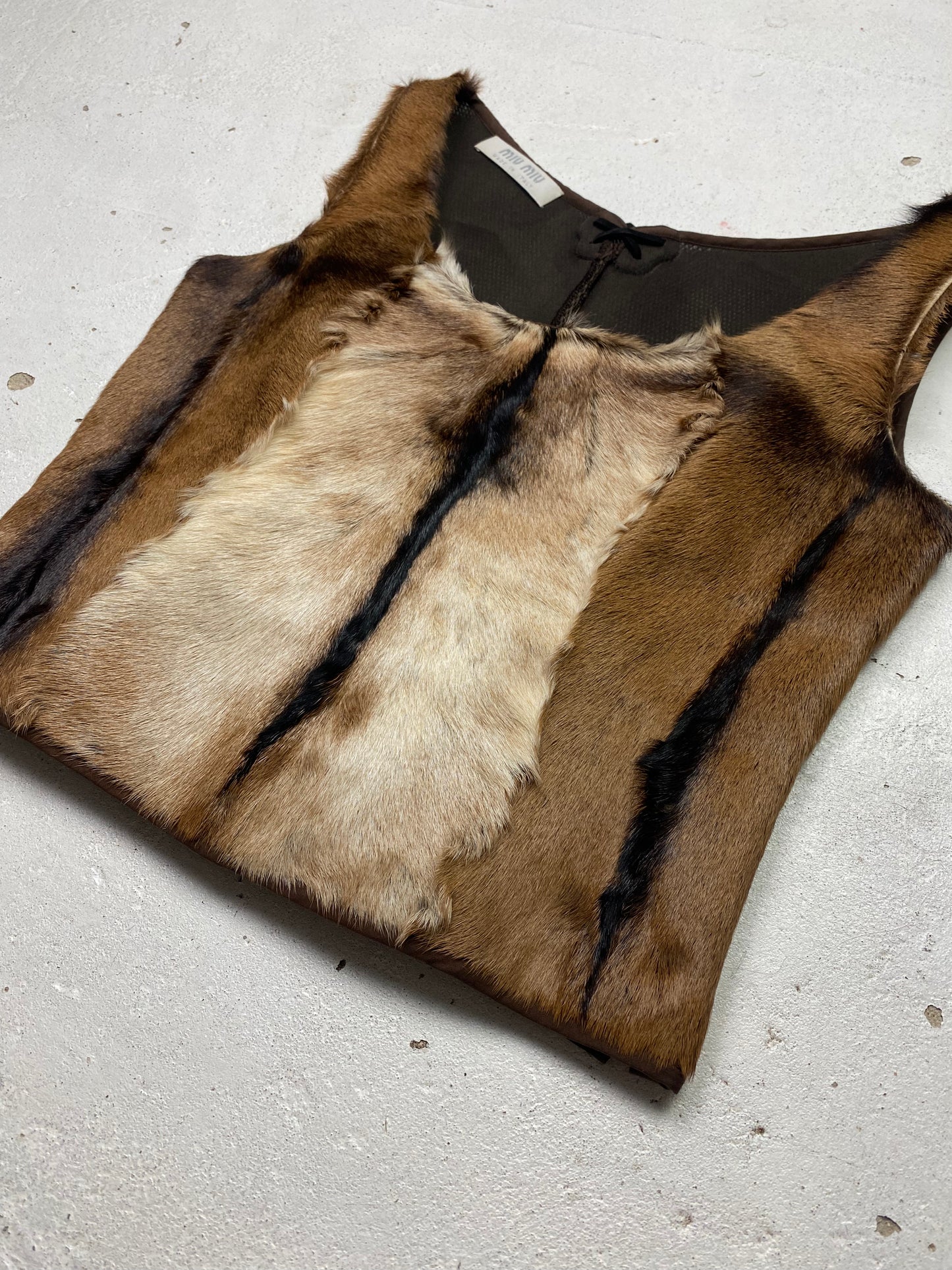 FW 99 Miu Miu Fur Vest