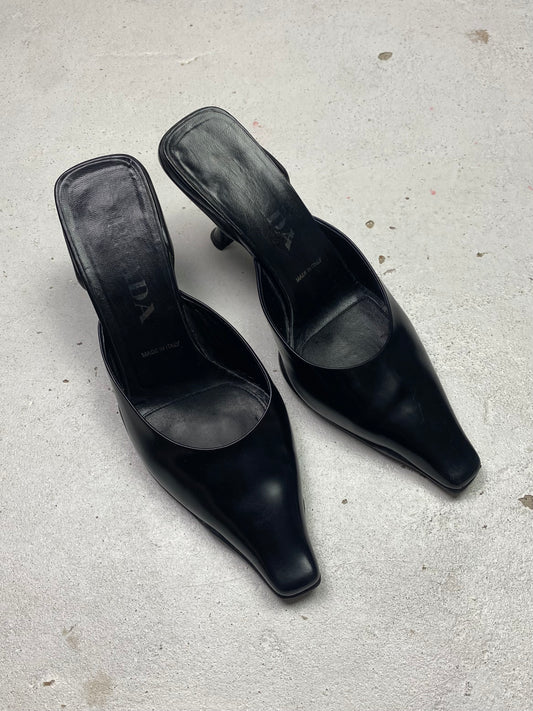 Prada Leather Mules