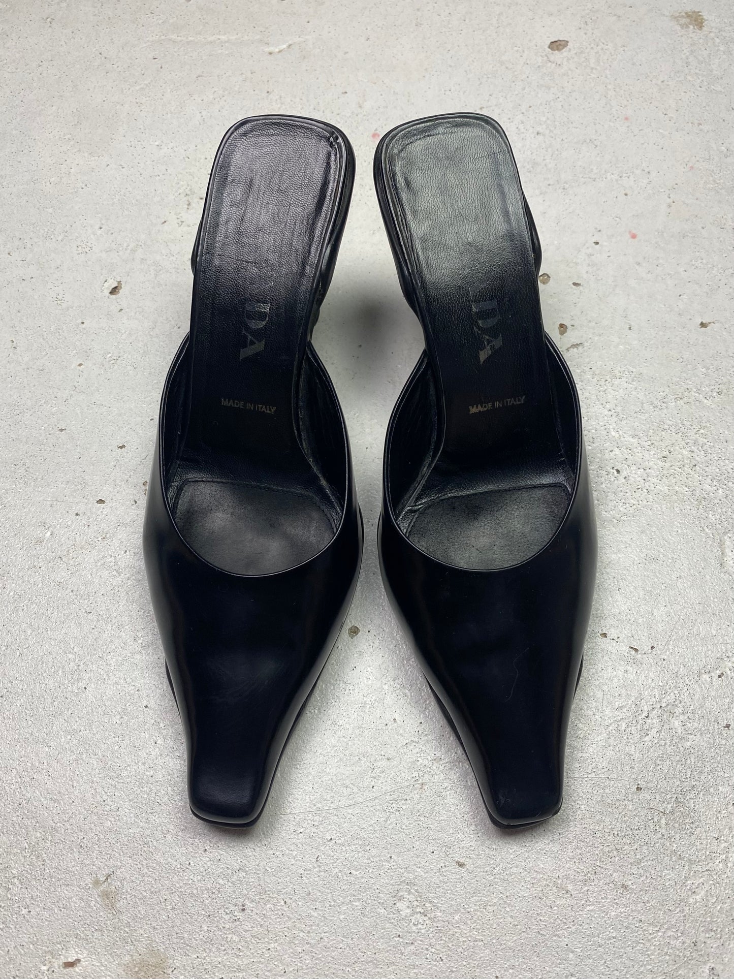 Prada Leather Mules