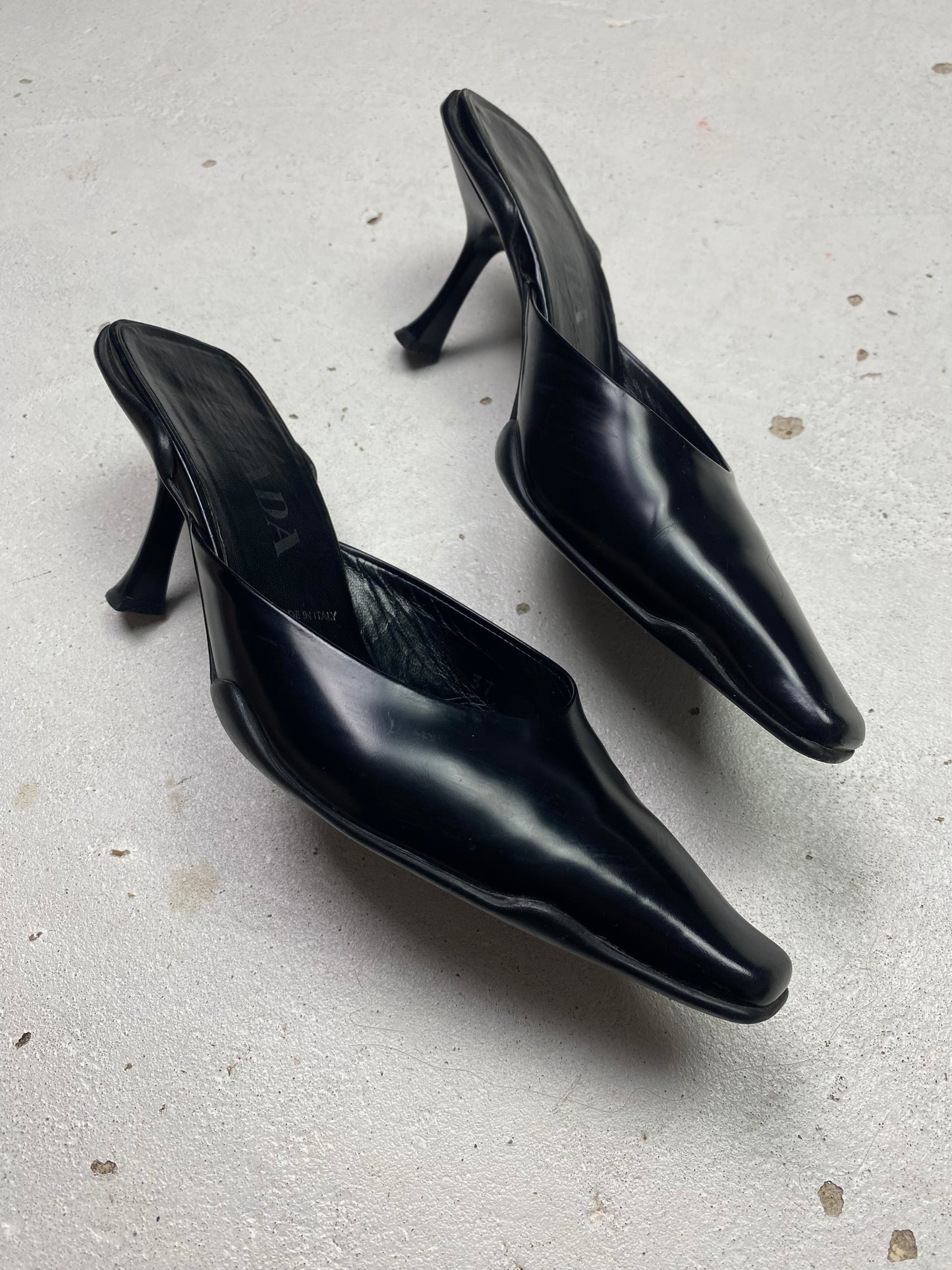 Prada Leather Mules