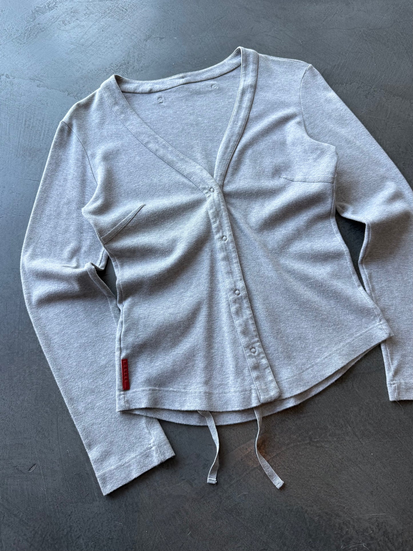 Prada Sport Jersey Cardigan