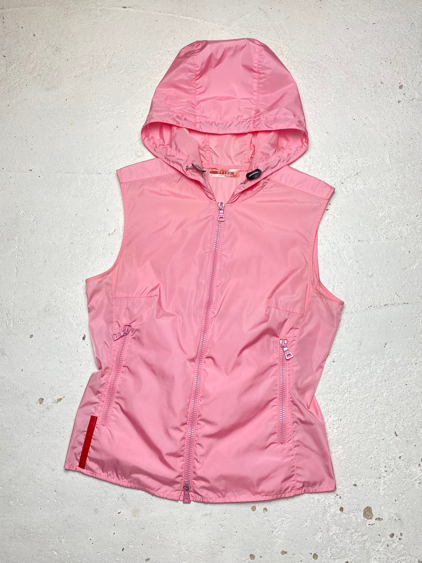 SS 00 Prada Sport Nylon Hooded Vest