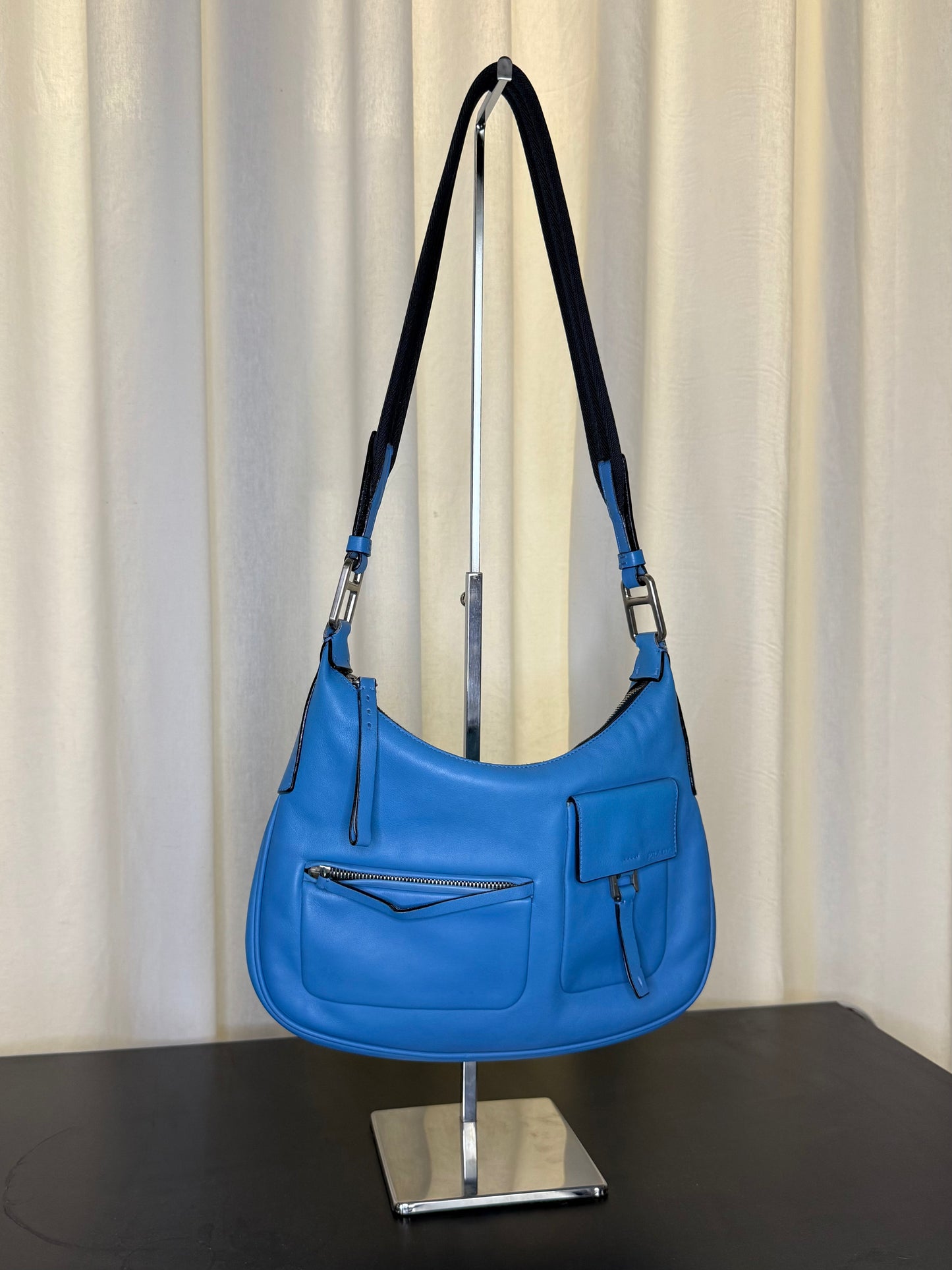 FW 99 Prada Leather Shoulder Bag