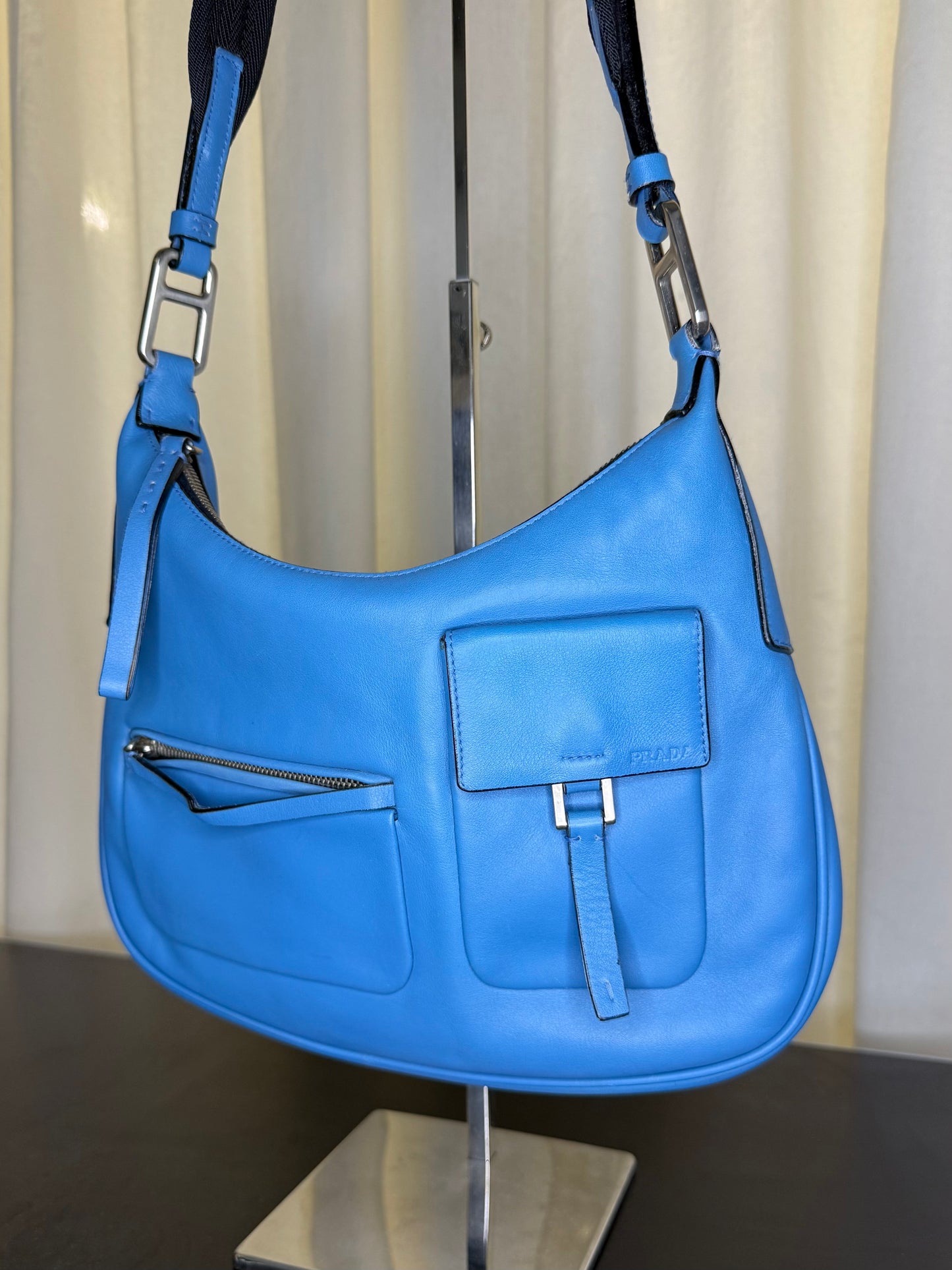 FW 99 Prada Leather Shoulder Bag