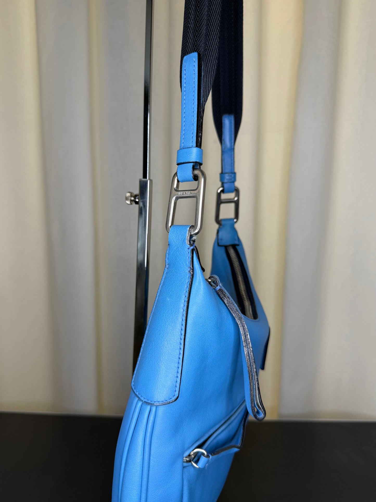 FW 99 Prada Leather Shoulder Bag
