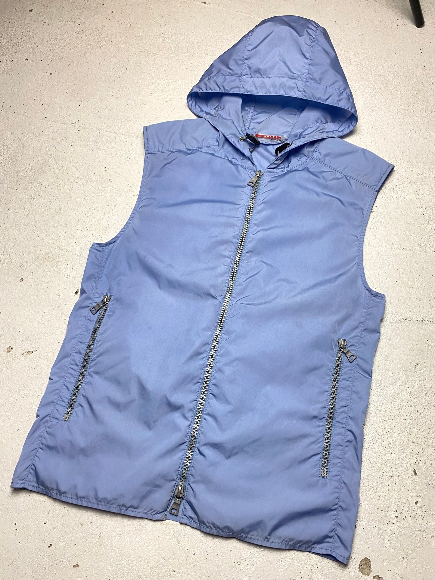 SS 00 Prada Sport Nylon Hooded Vest