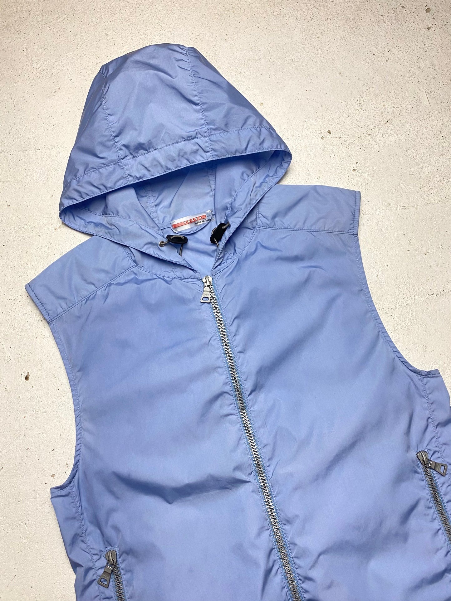 SS 00 Prada Sport Nylon Hooded Vest