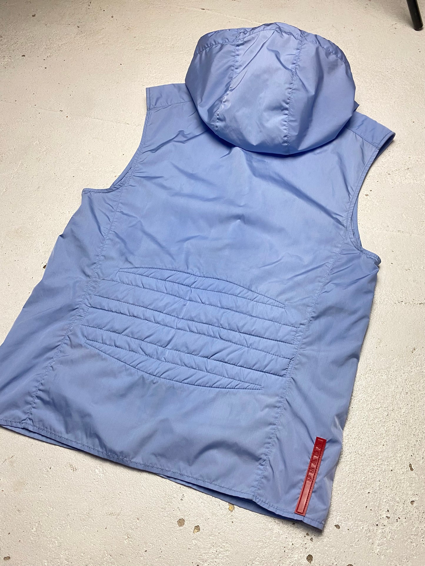 SS 00 Prada Sport Nylon Hooded Vest