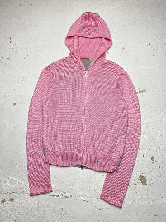 SS 01 Prada Sport Knit Hoodie