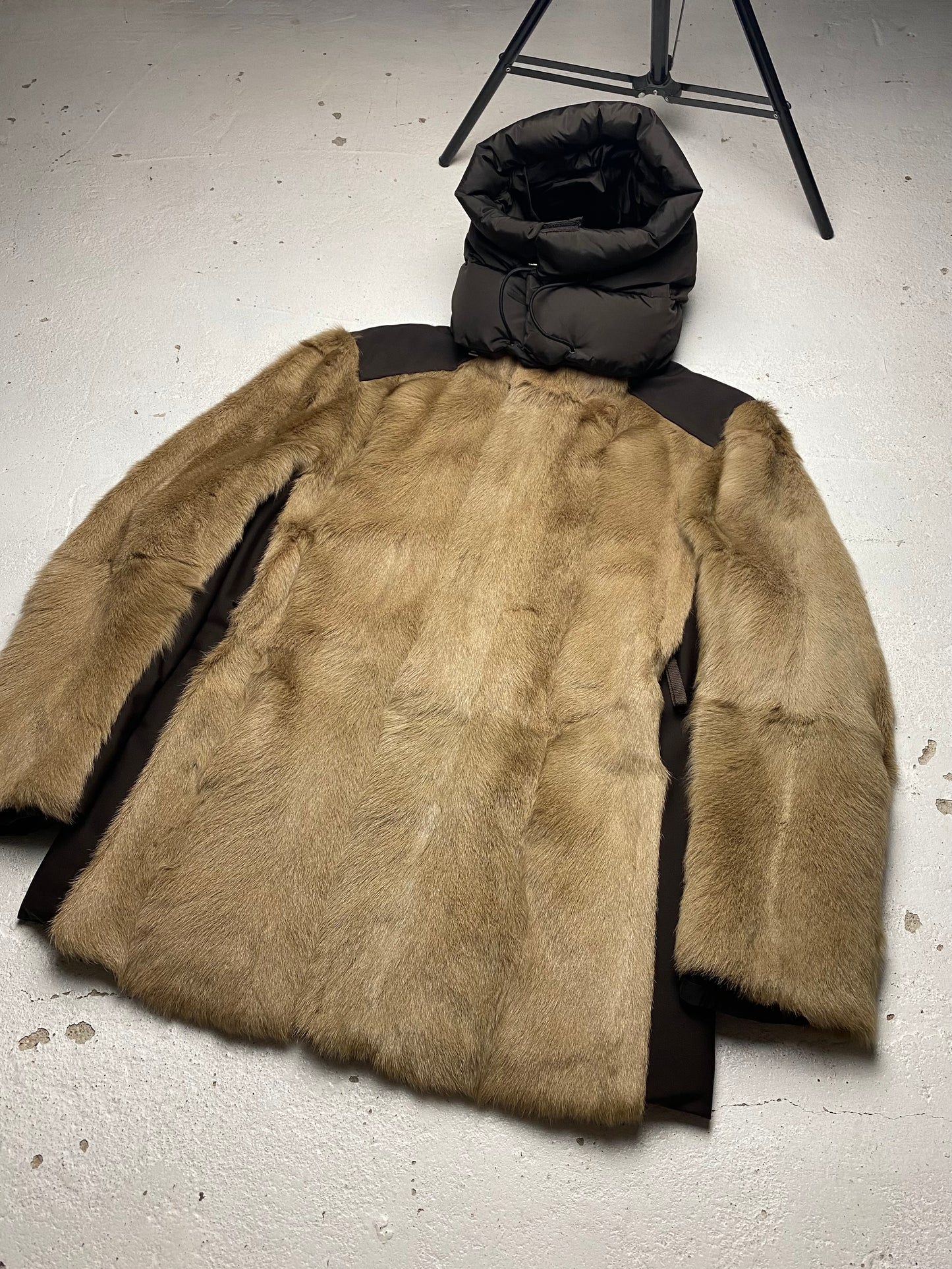 FW 00 Prada Sport Fur Coat