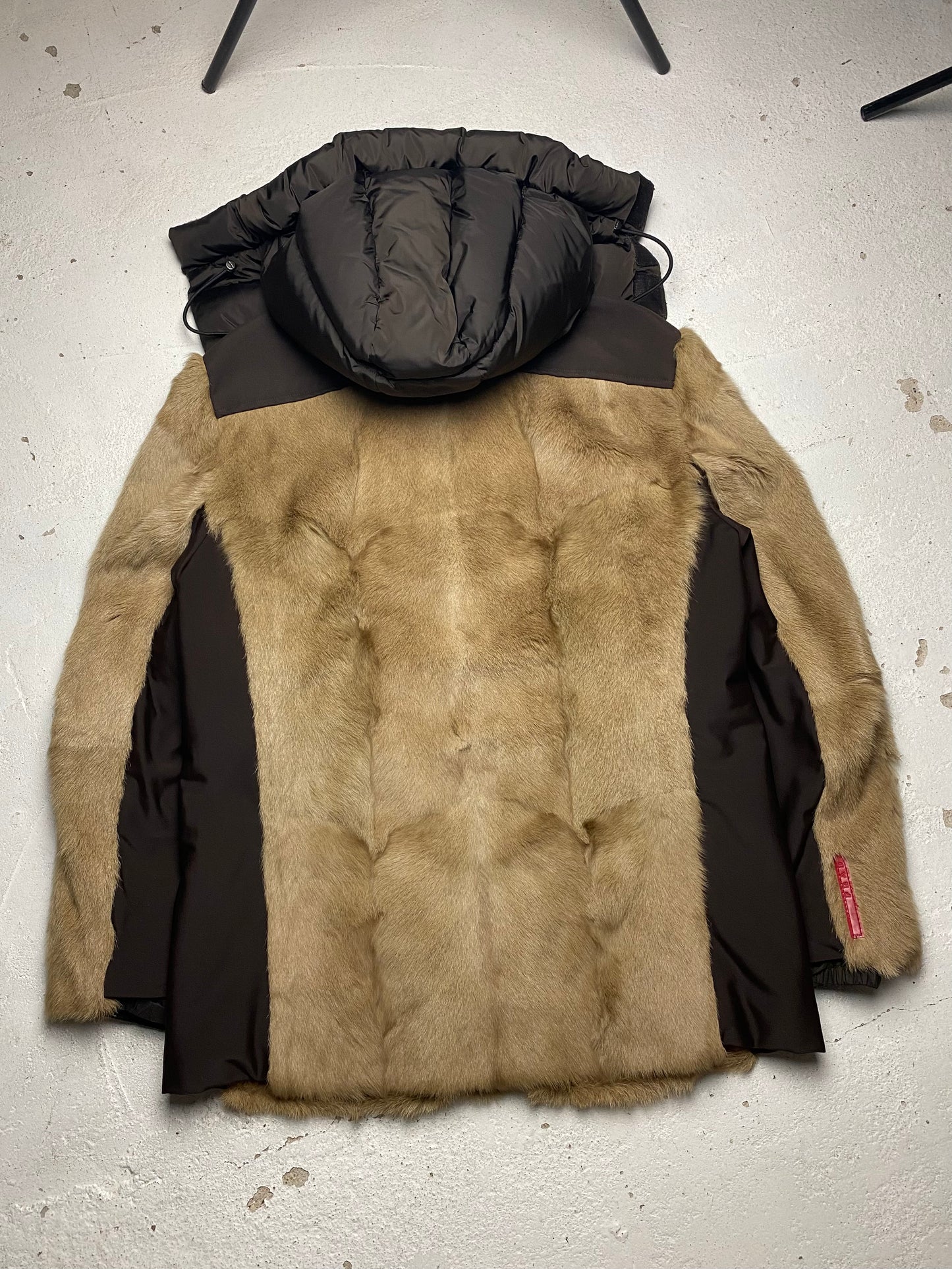 FW 00 Prada Sport Fur Coat