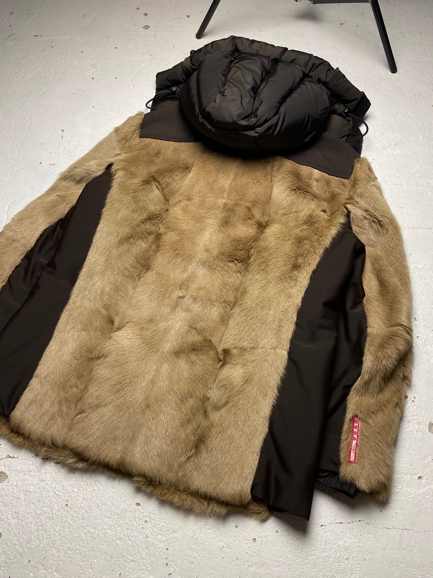 FW 00 Prada Sport Fur Coat