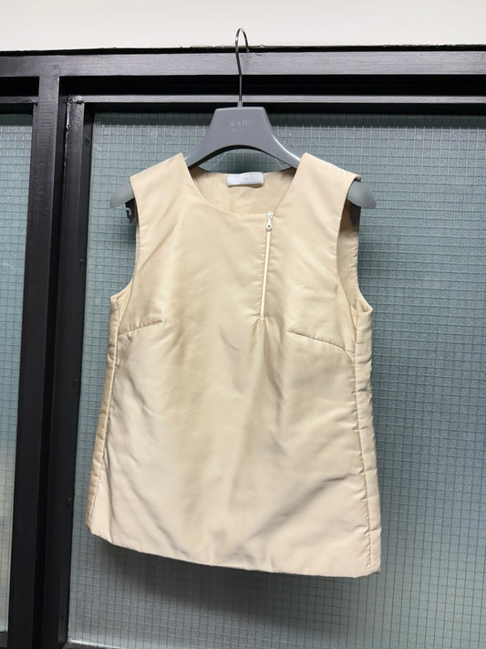 FW 98 Prada Padded Silk Vest