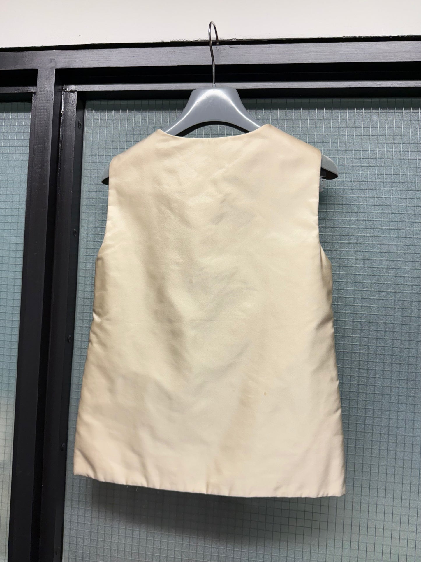FW 98 Prada Padded Silk Vest
