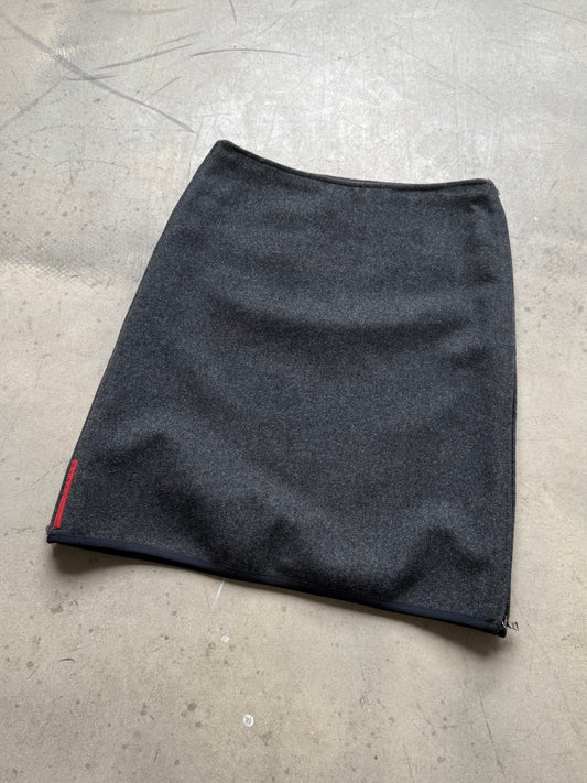 Prada Sport Wool Tech Skirt