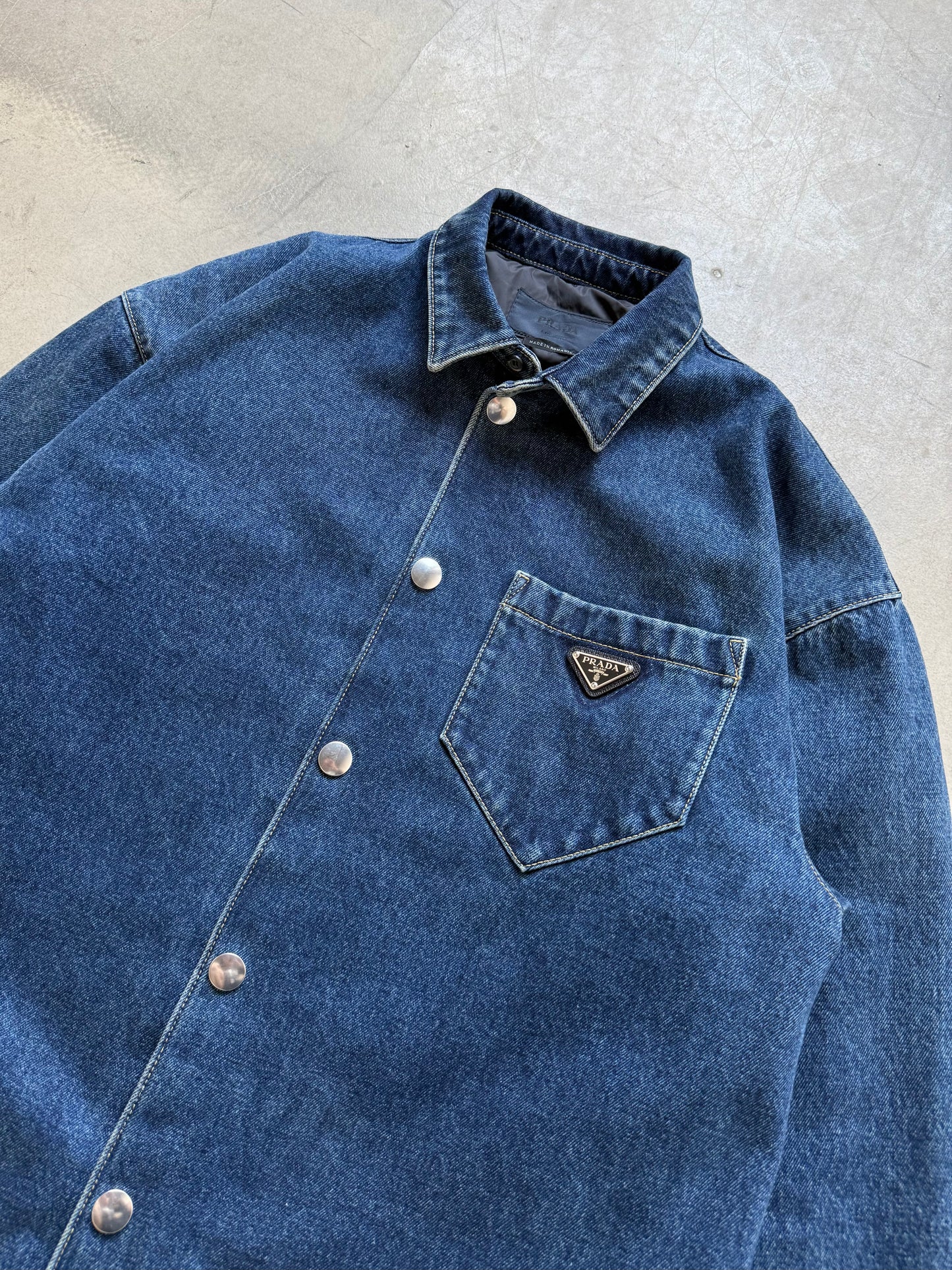 SS 24 Prada Padded Denim Jacket