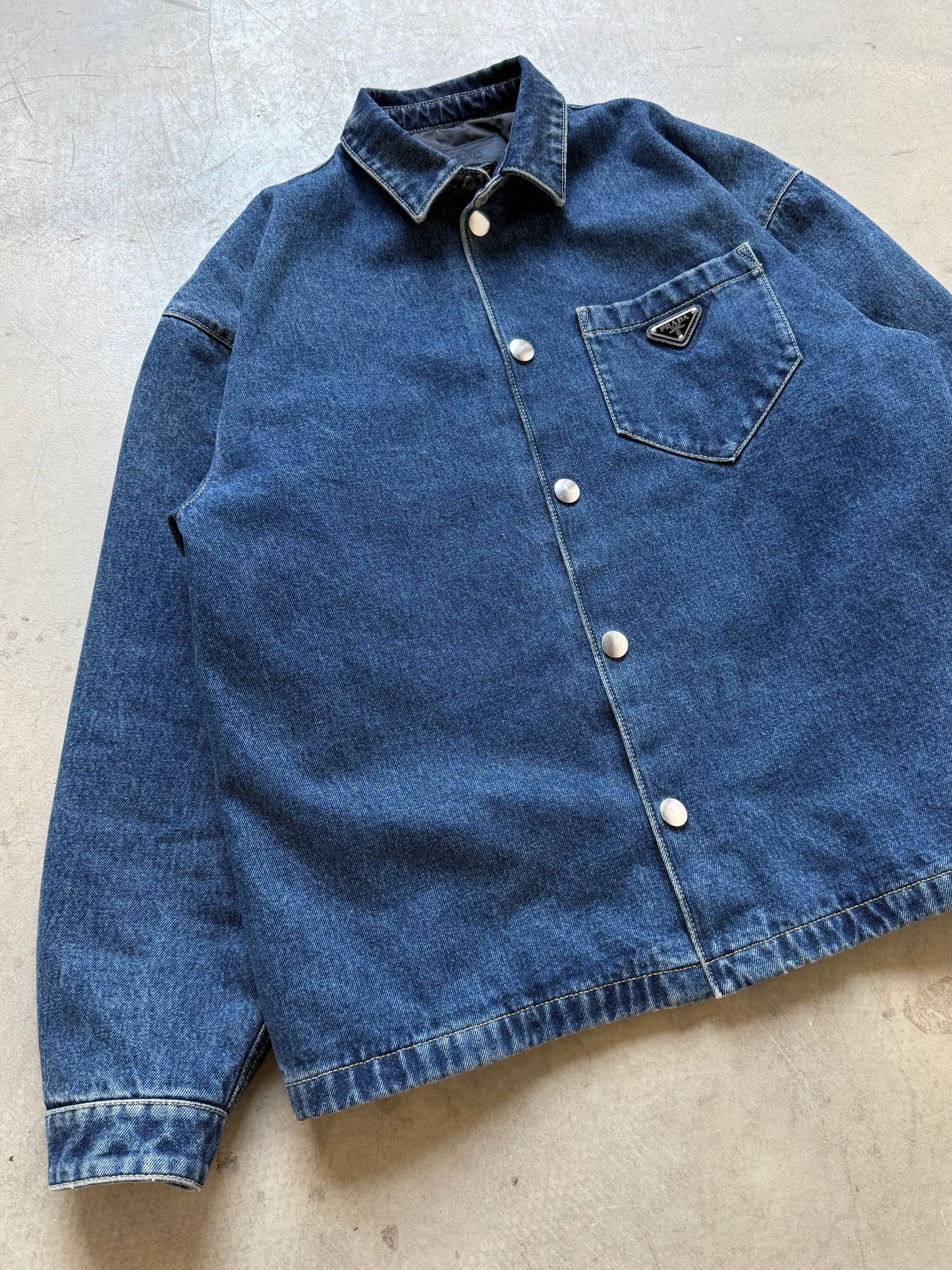 SS 24 Prada Padded Denim Jacket