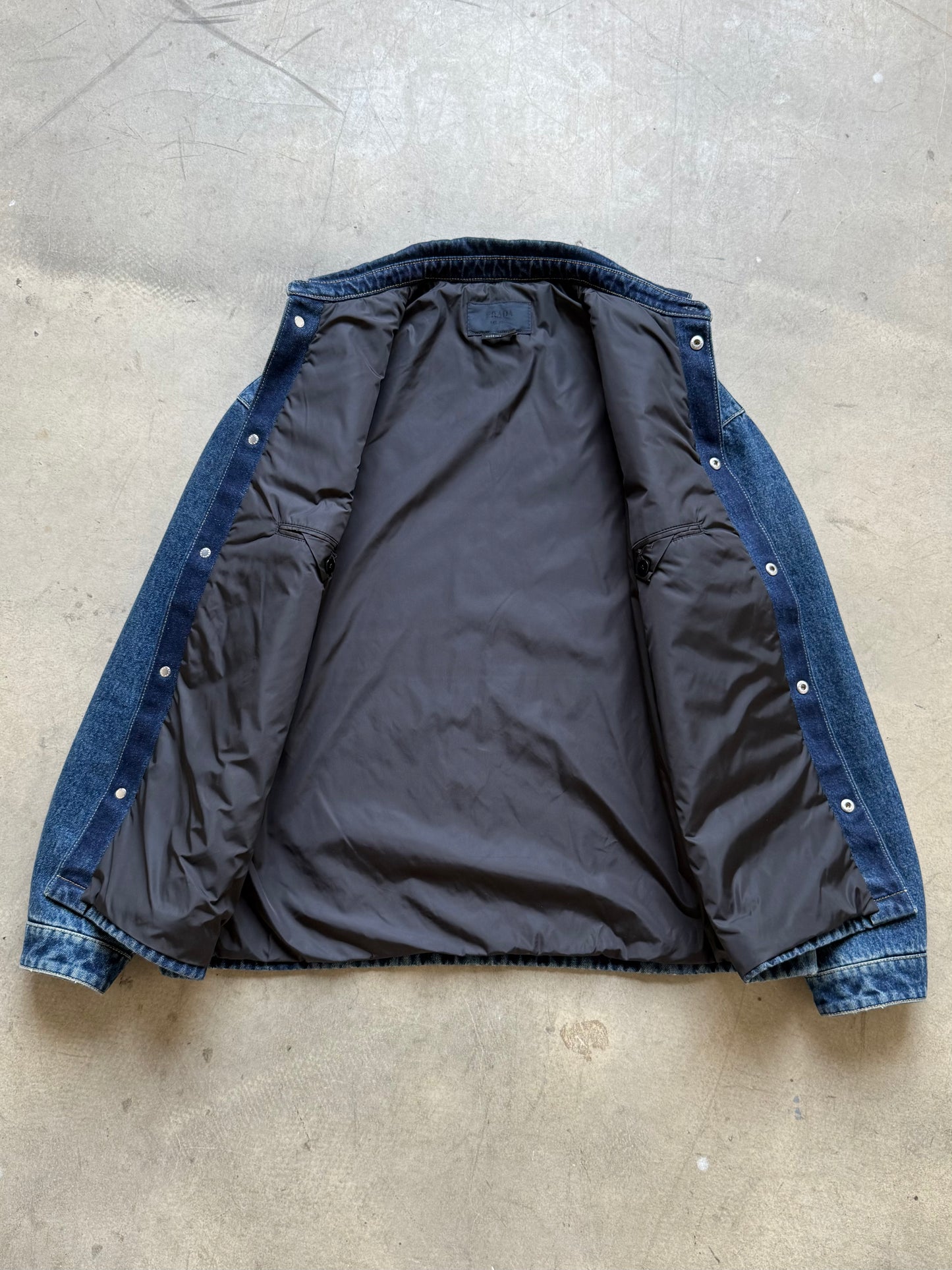 SS 24 Prada Padded Denim Jacket