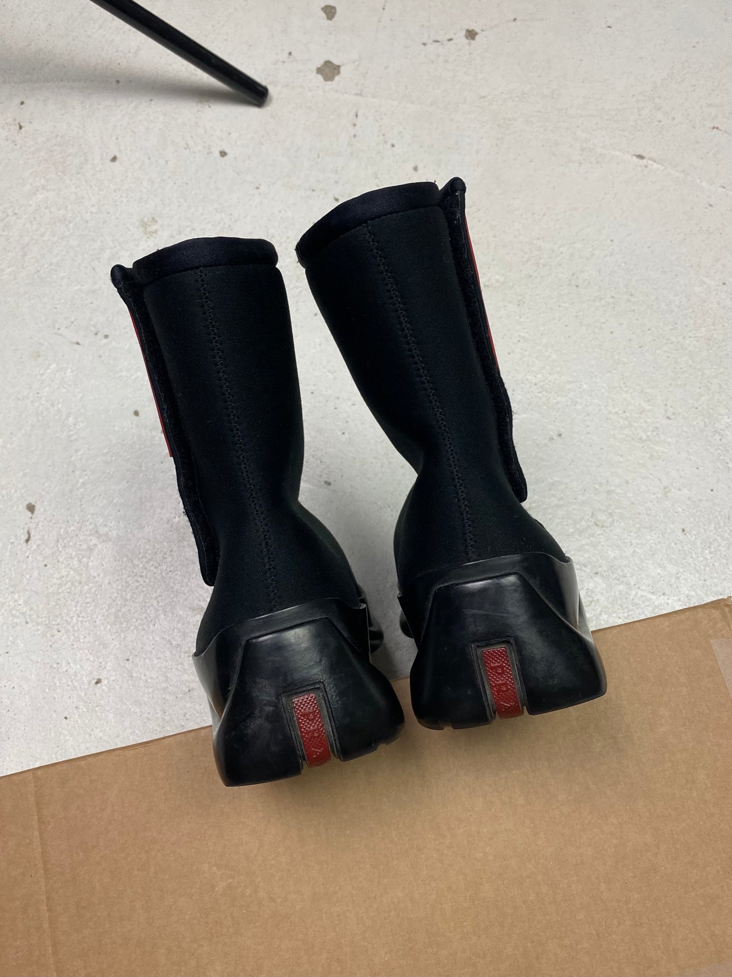 FW 99 Prada Sport Neoprene Boots