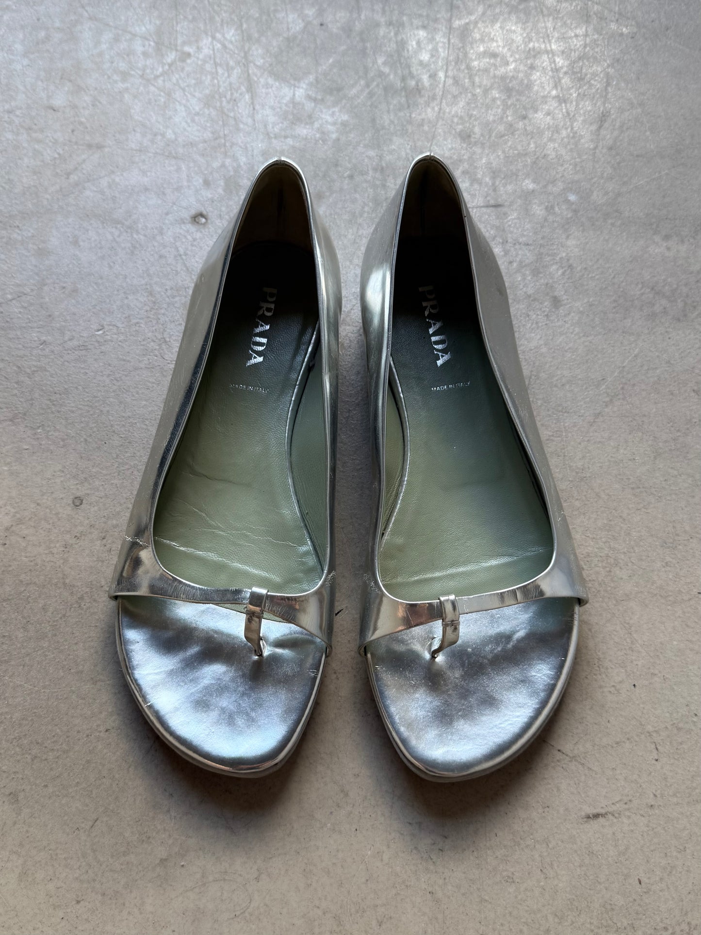 SS 03 Prada Open Toe Sandals