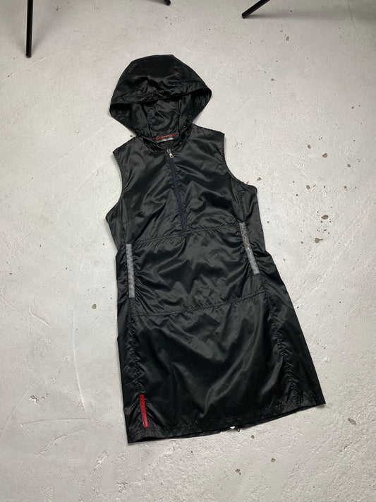 SS 99 Prada Sport Hooded Dress