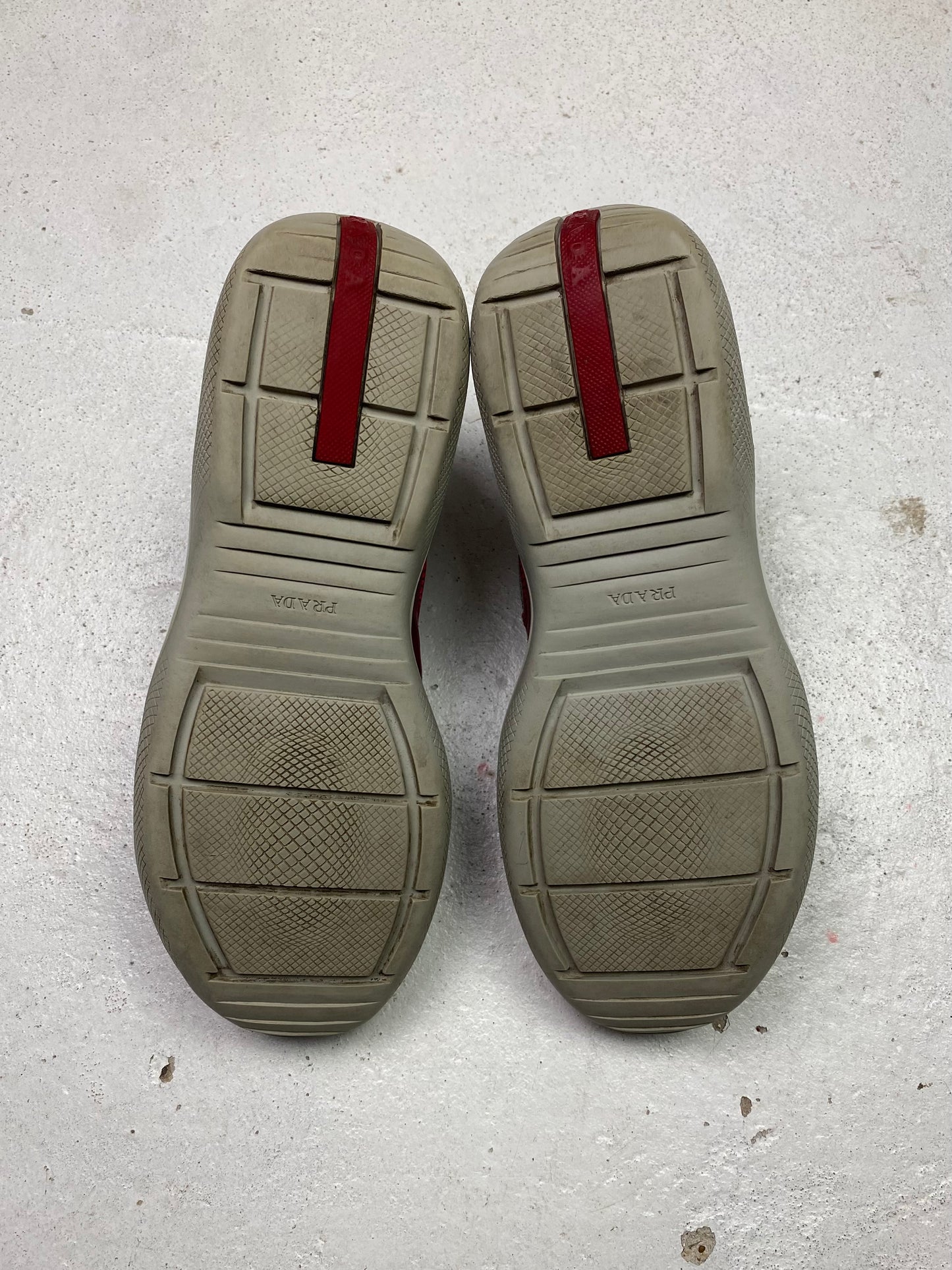 Prada Americas Cup Patent Trainers