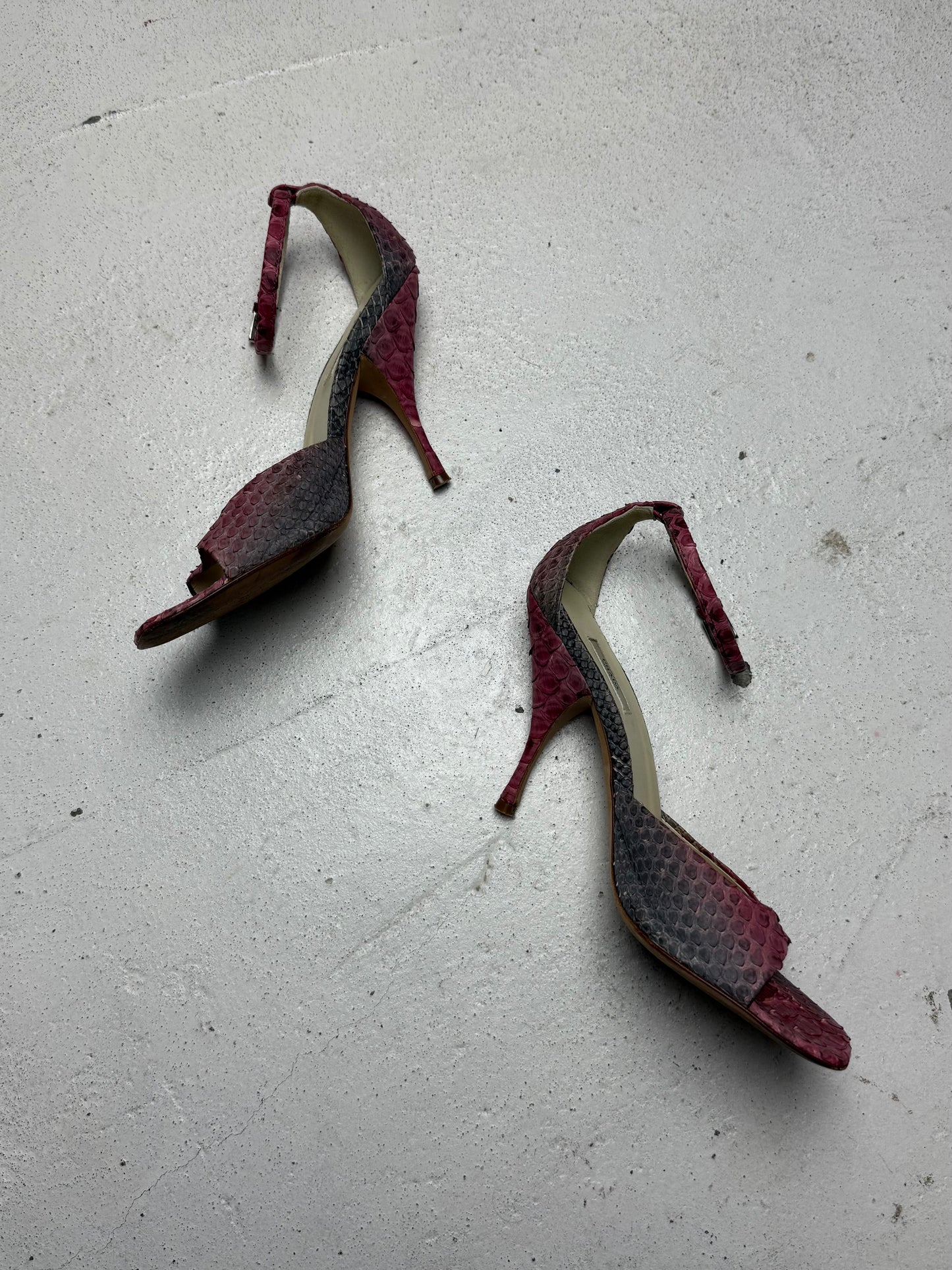 SS 04 Prada Python Heels