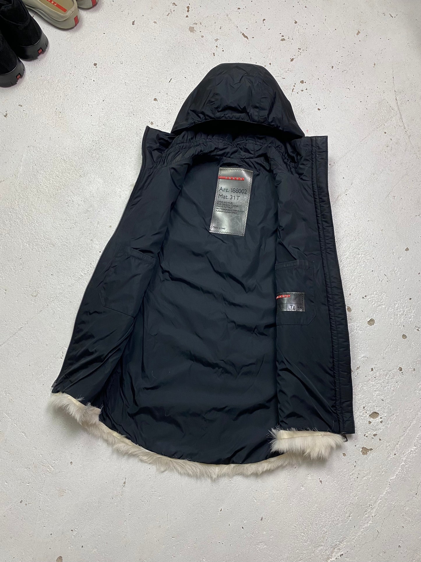 FW 99 Prada Sport Fur Vest