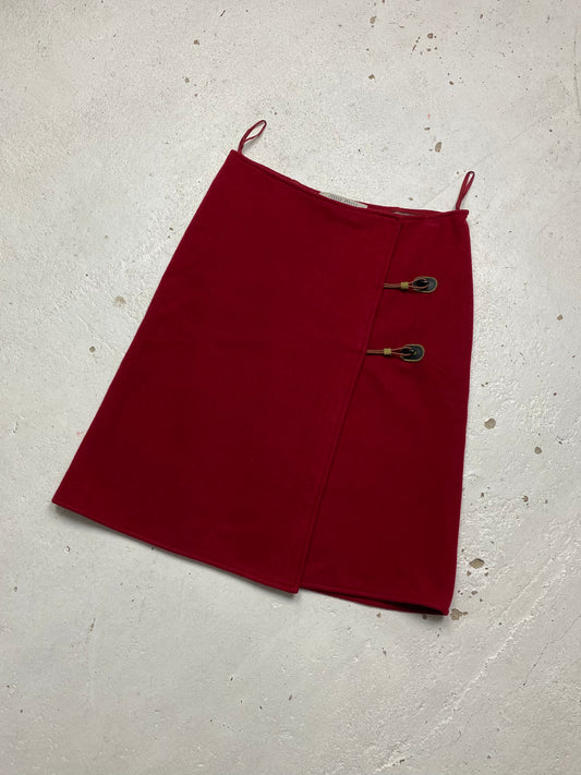 FW 99 Miu Miu Wool Loop Skirt