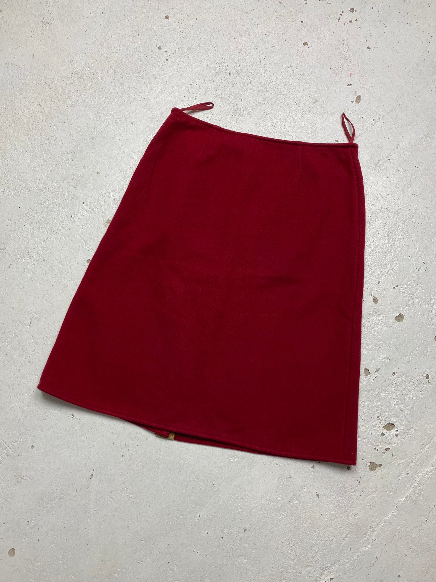 FW 99 Miu Miu Wool Loop Skirt