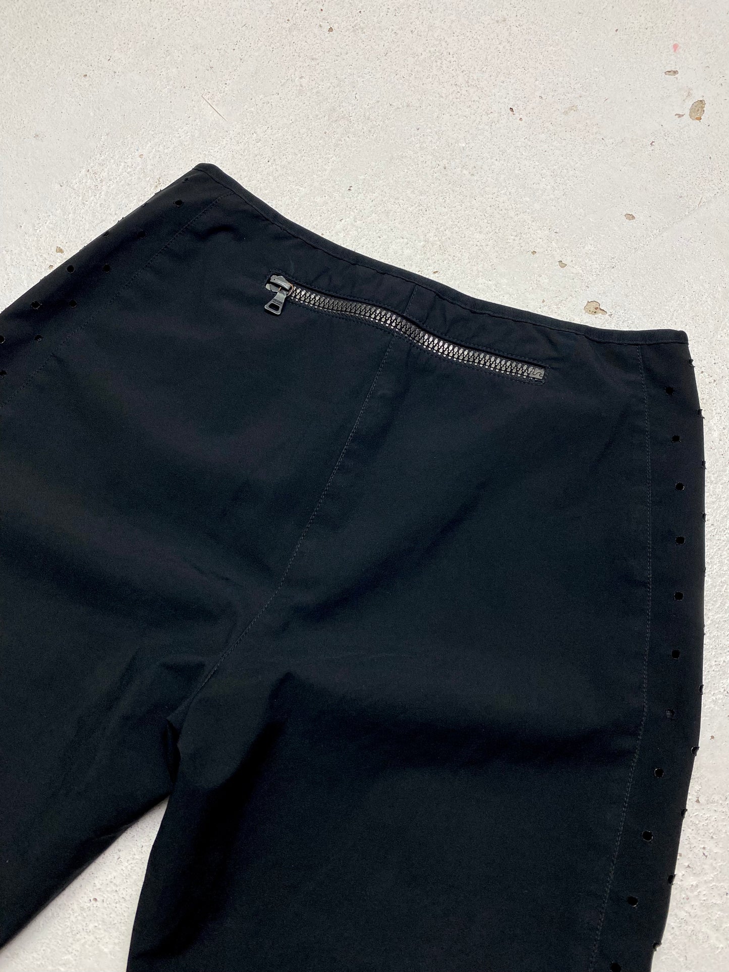 SS 00 Prada Sport Perforated Capri Shorts