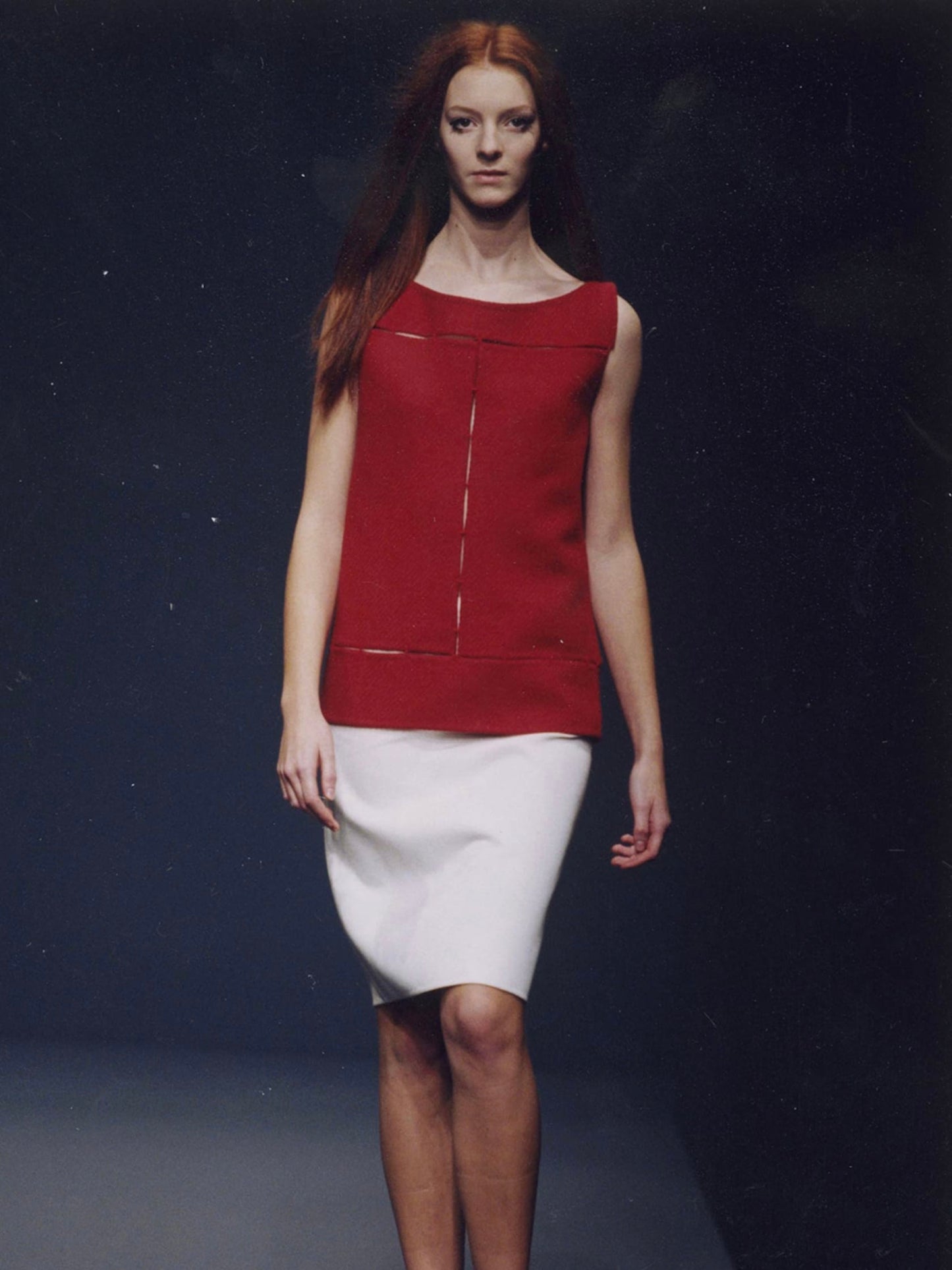 FW 98 Prada Wool Panelled Top