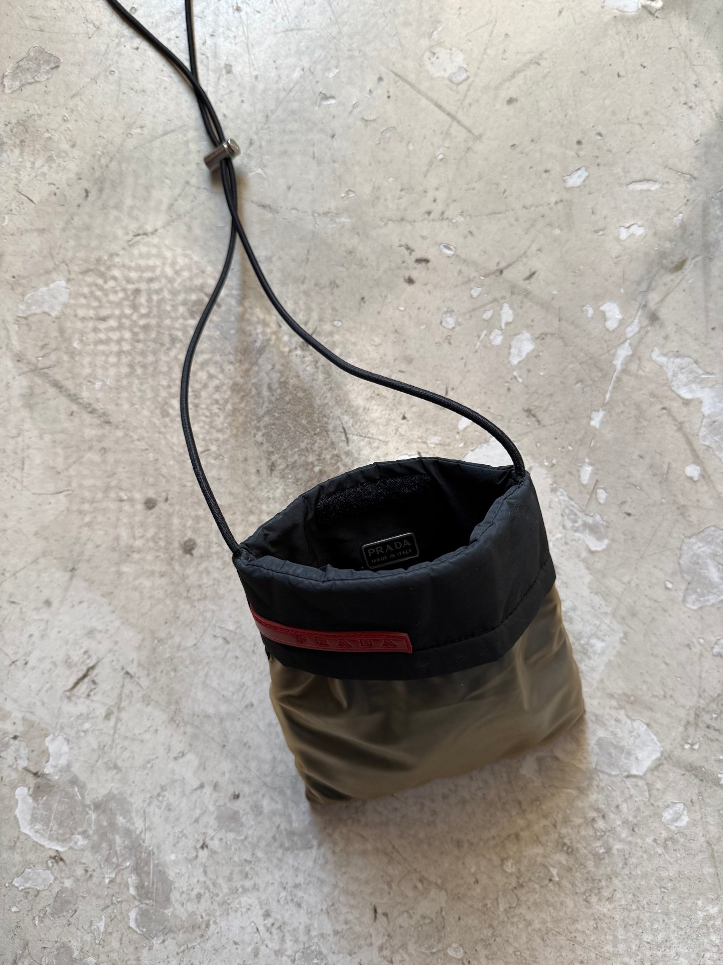 SS 99 Prada Sport Nylon & Latex Pouch