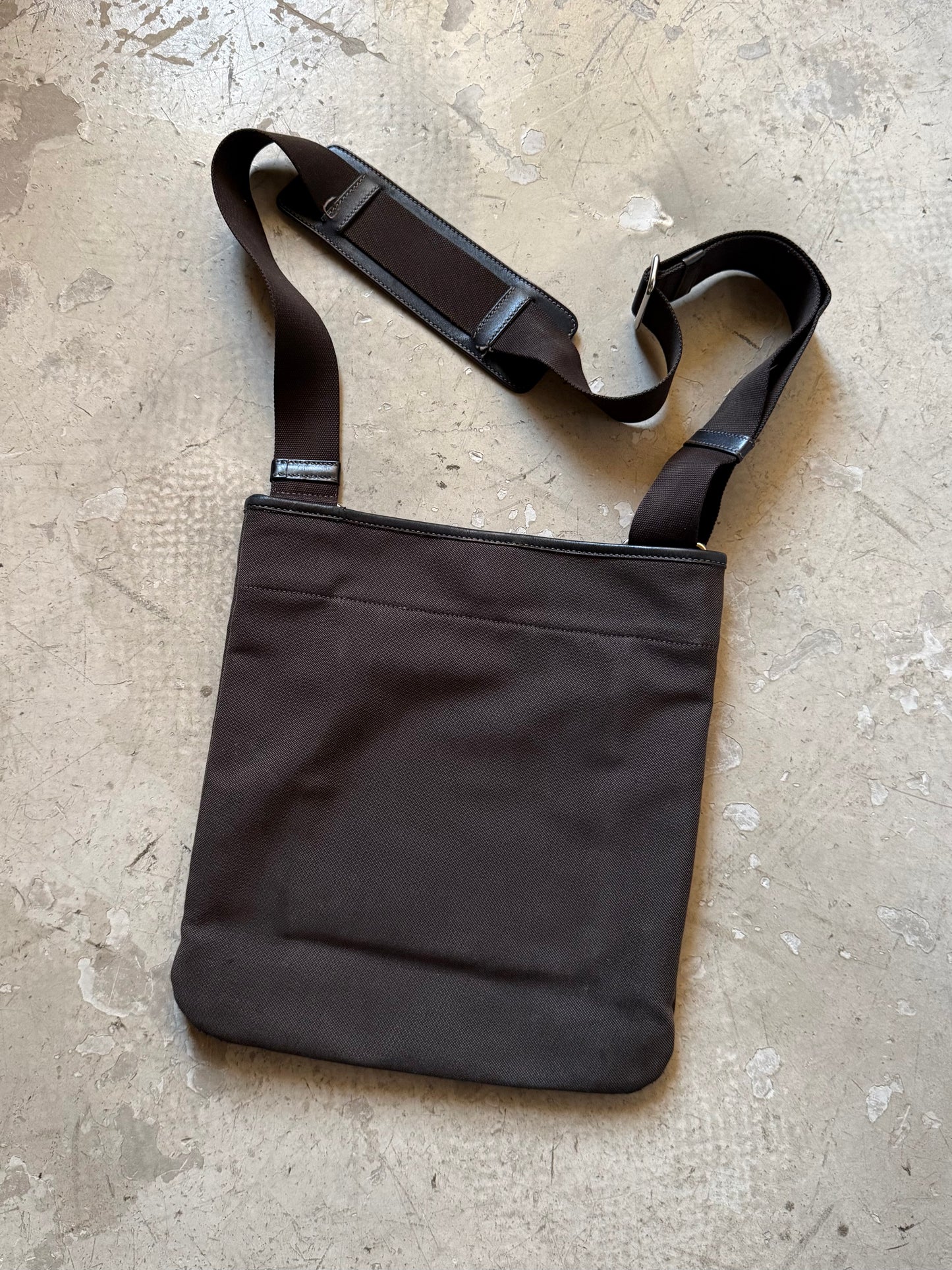 Prada Canvas & Leather Sidebag
