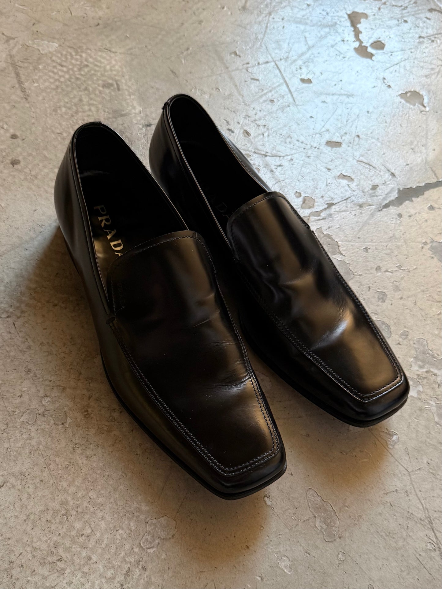 Prada Leather Loafers