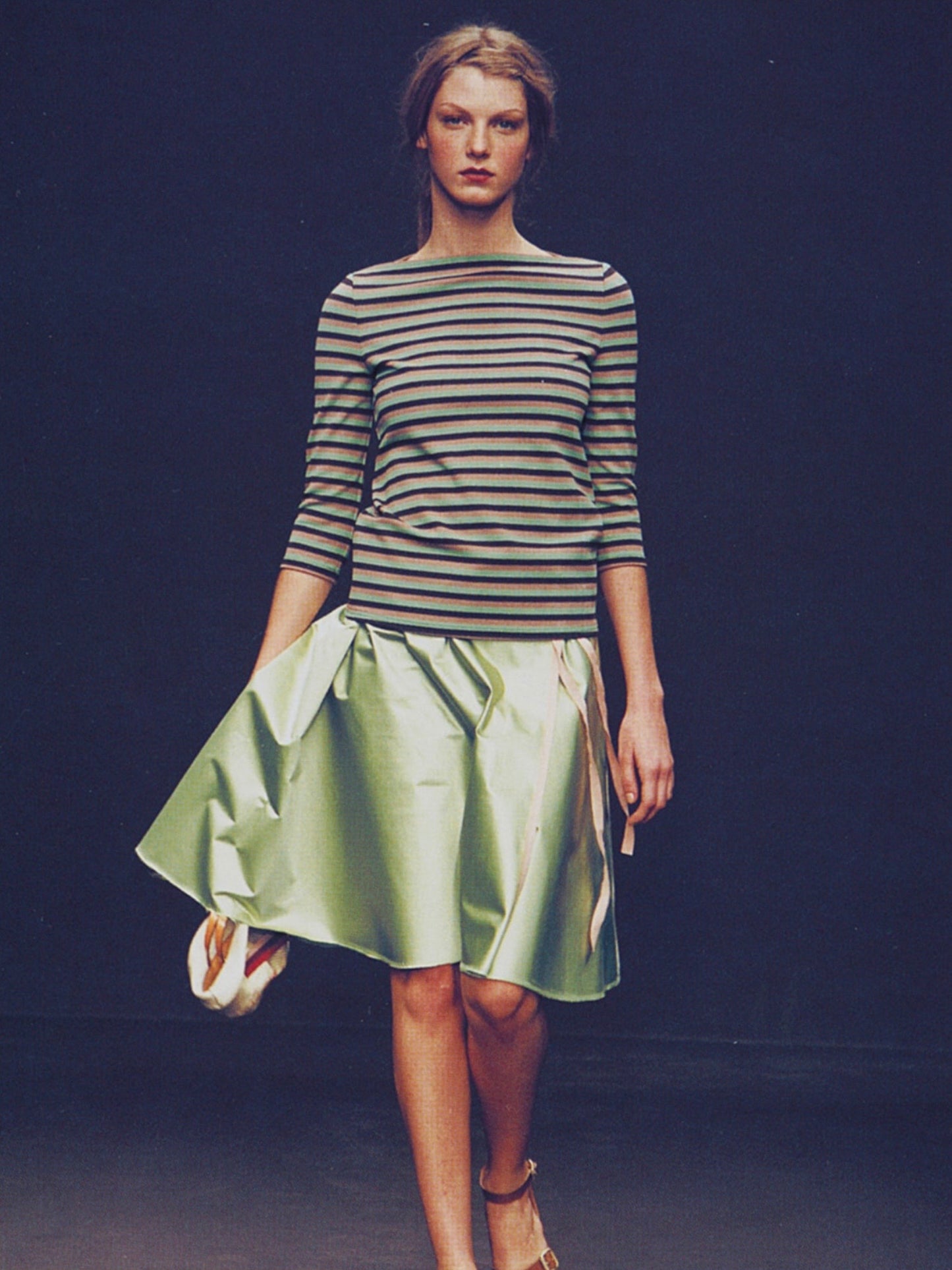 FW 00 Miu Miu Silk Wrap Skirt