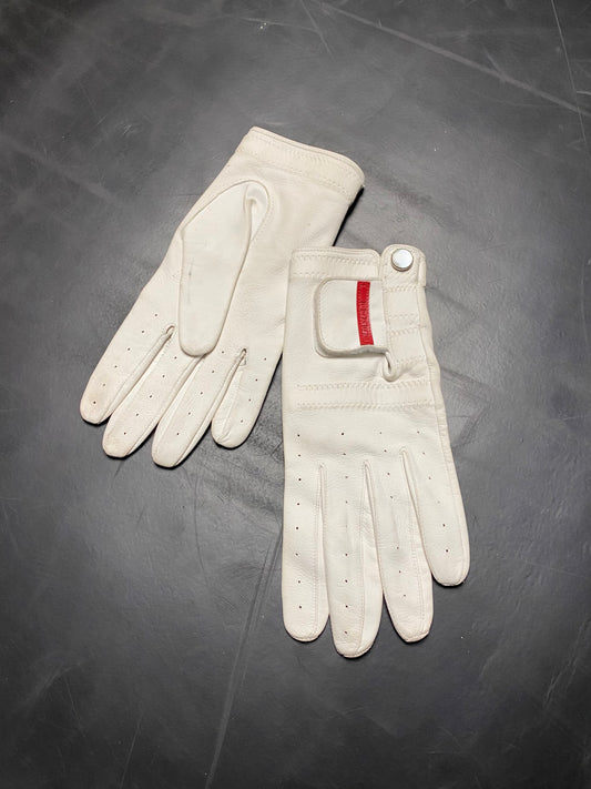 SS 00 Prada Sport Leather Gloves