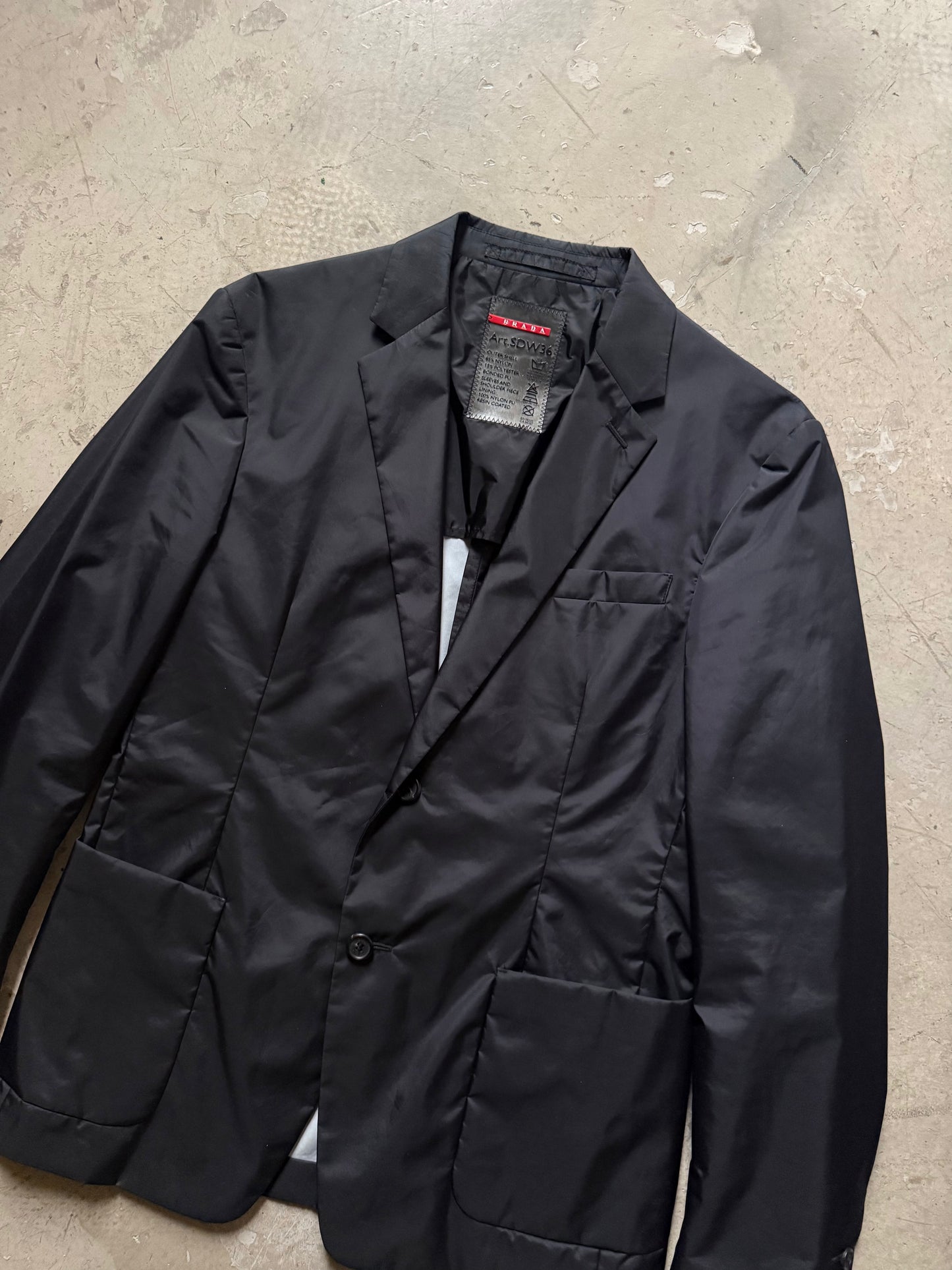 2014 Prada Linea Rossa Nylon Blazer