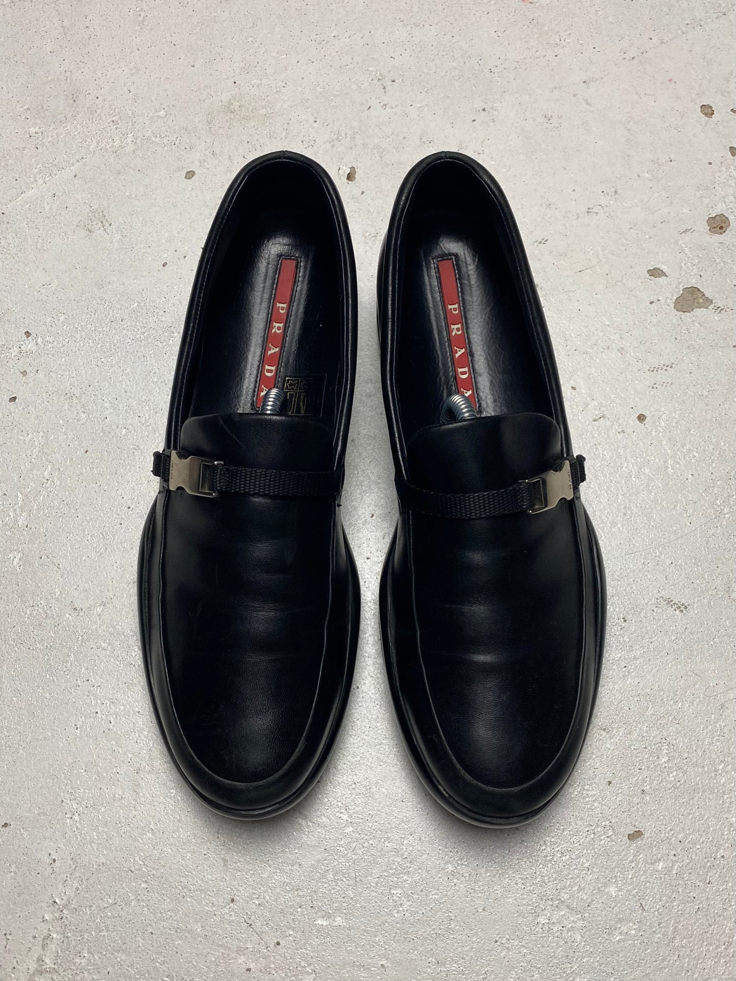 Prada Sport Leather Loafers