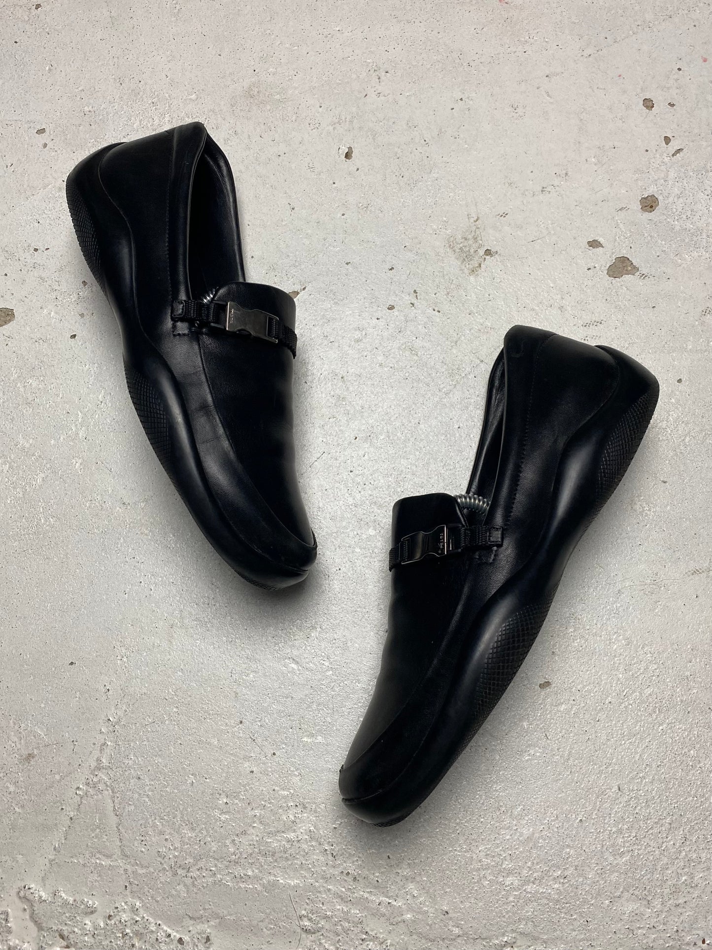 Prada Sport Leather Loafers