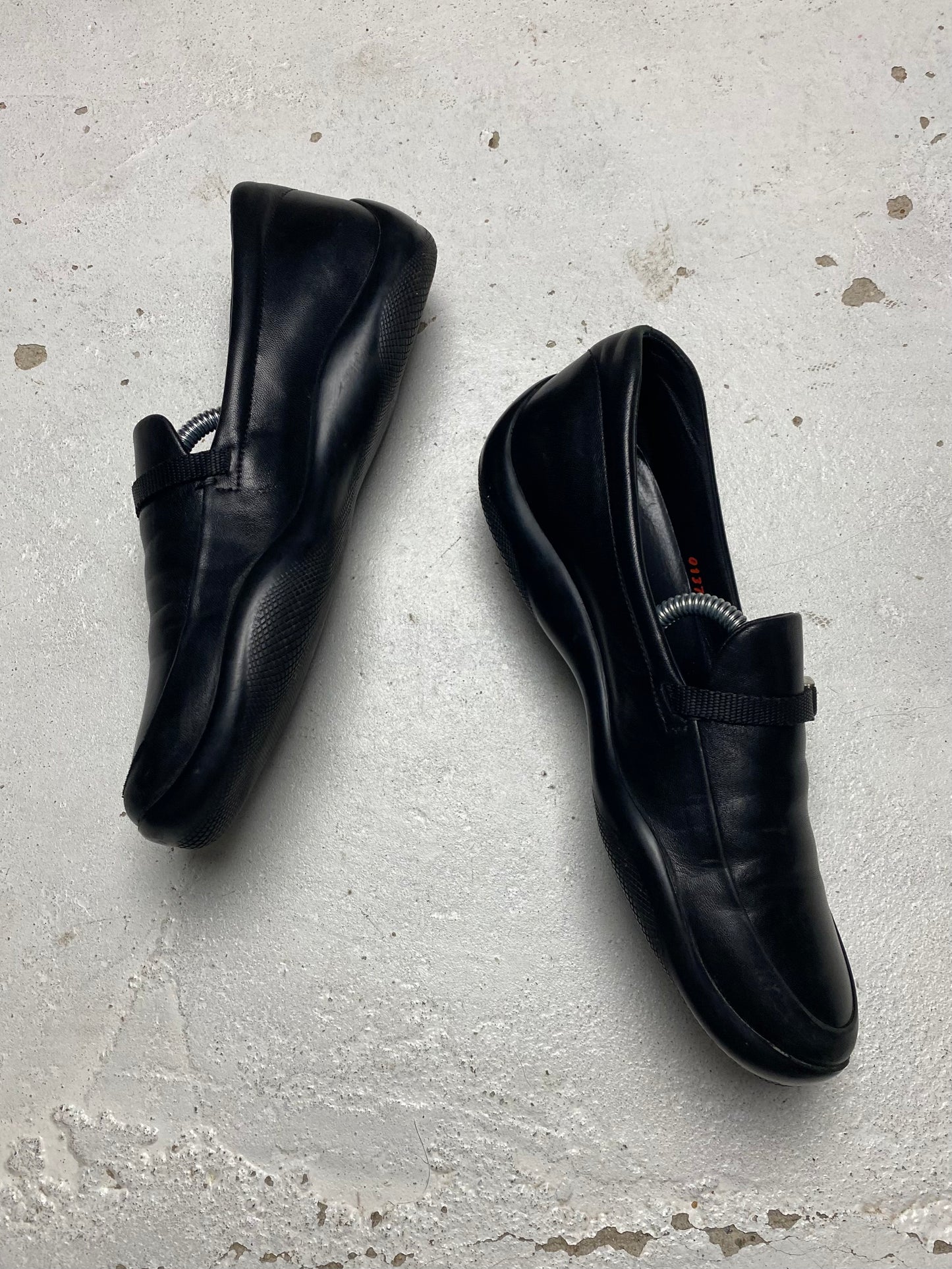 Prada Sport Leather Loafers