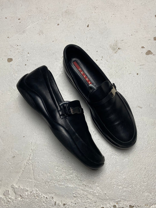 Prada Sport Leather Loafers