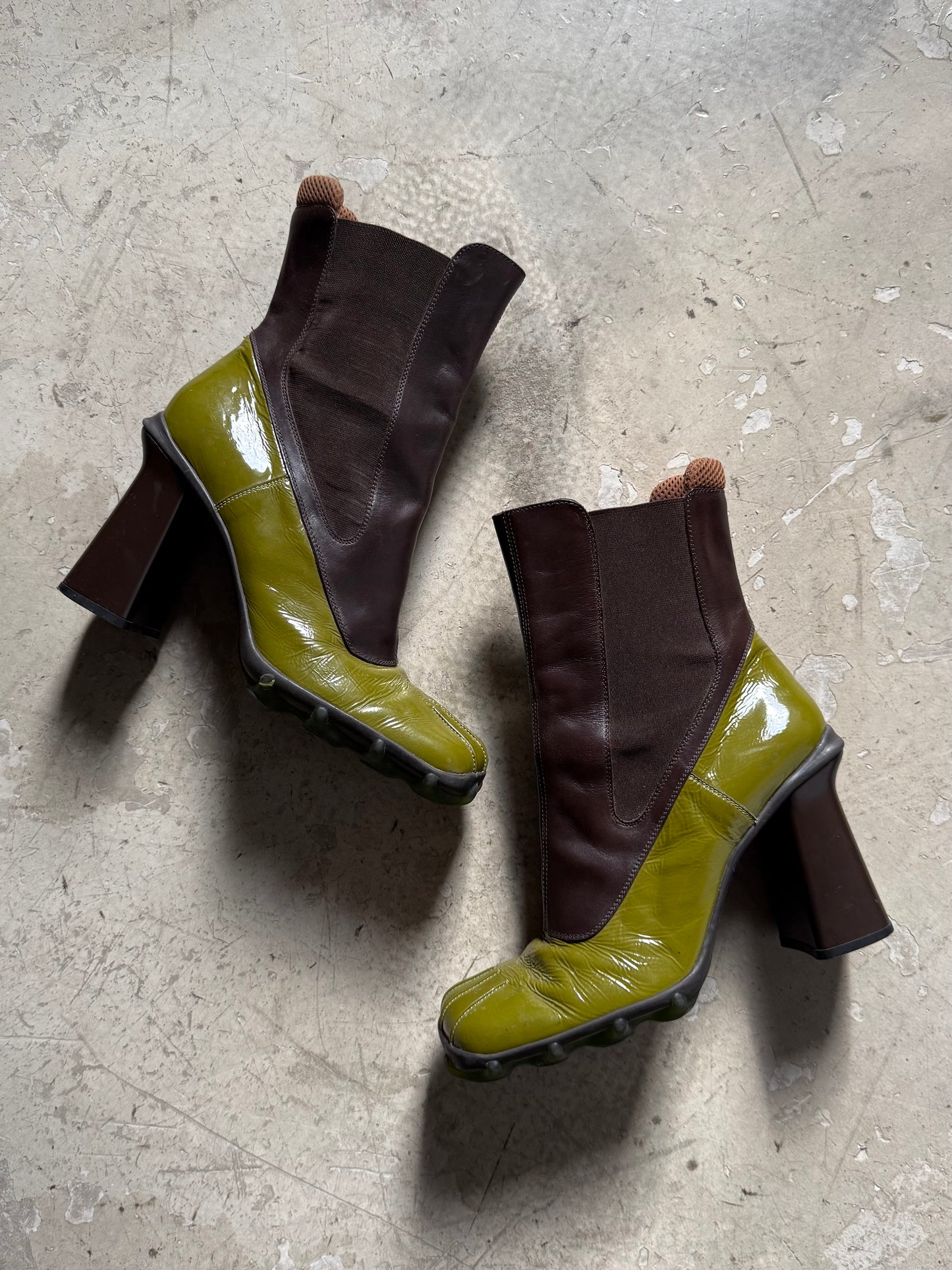 FW 99 Miu Miu Block Heels