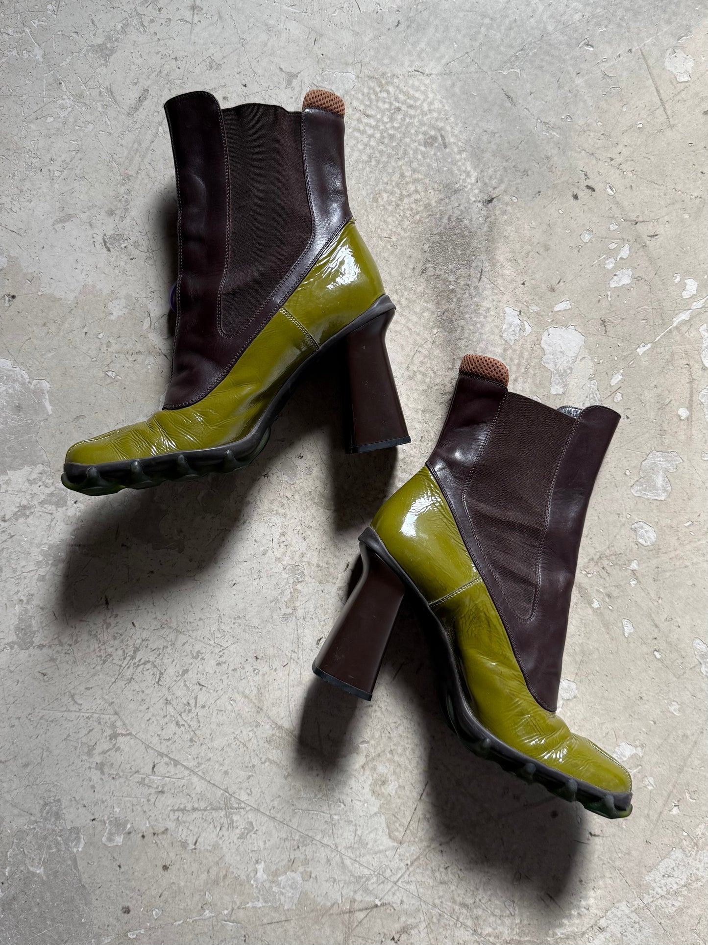 FW 99 Miu Miu Block Heels