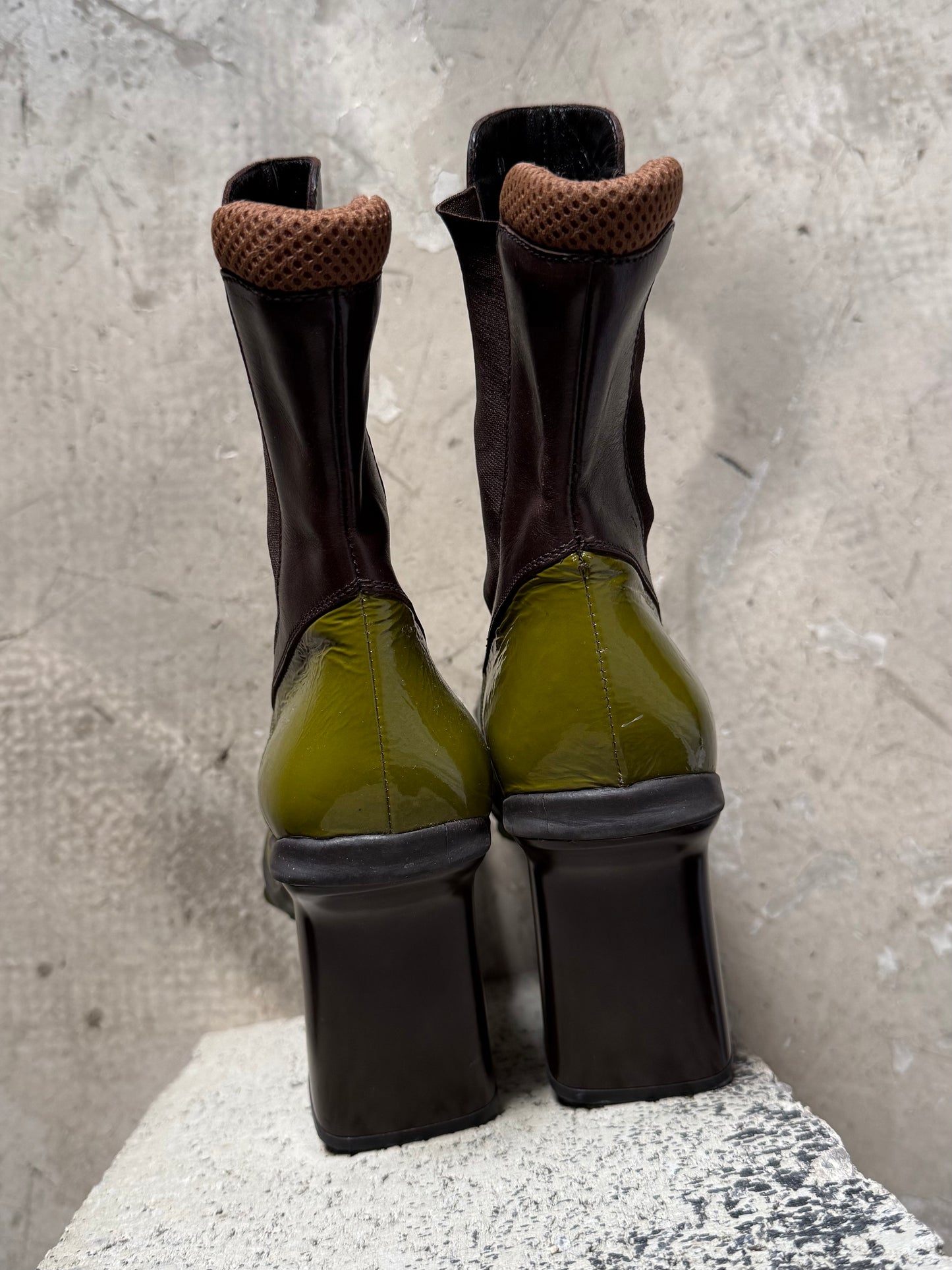 FW 99 Miu Miu Block Heels